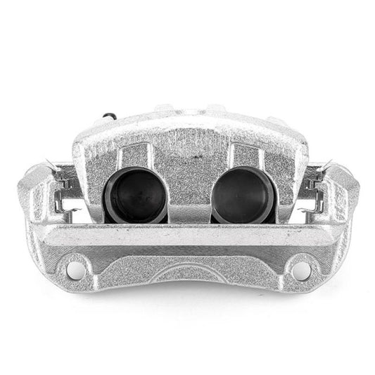 PowerStop front right OE brake caliper with bracket for Nissan Quest 2004-2009, automotive part for brake system repair.