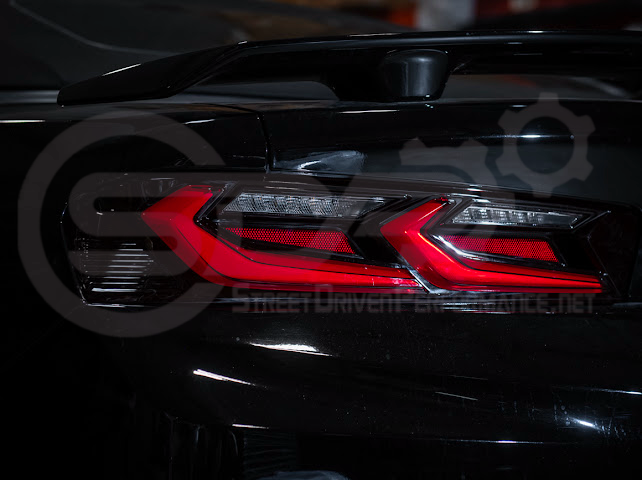 2016-2018 Chevrolet Camaro | C8 Style Sequential Signal LED Rear Taillights Pair (Clear / Red / Smoke Lens)