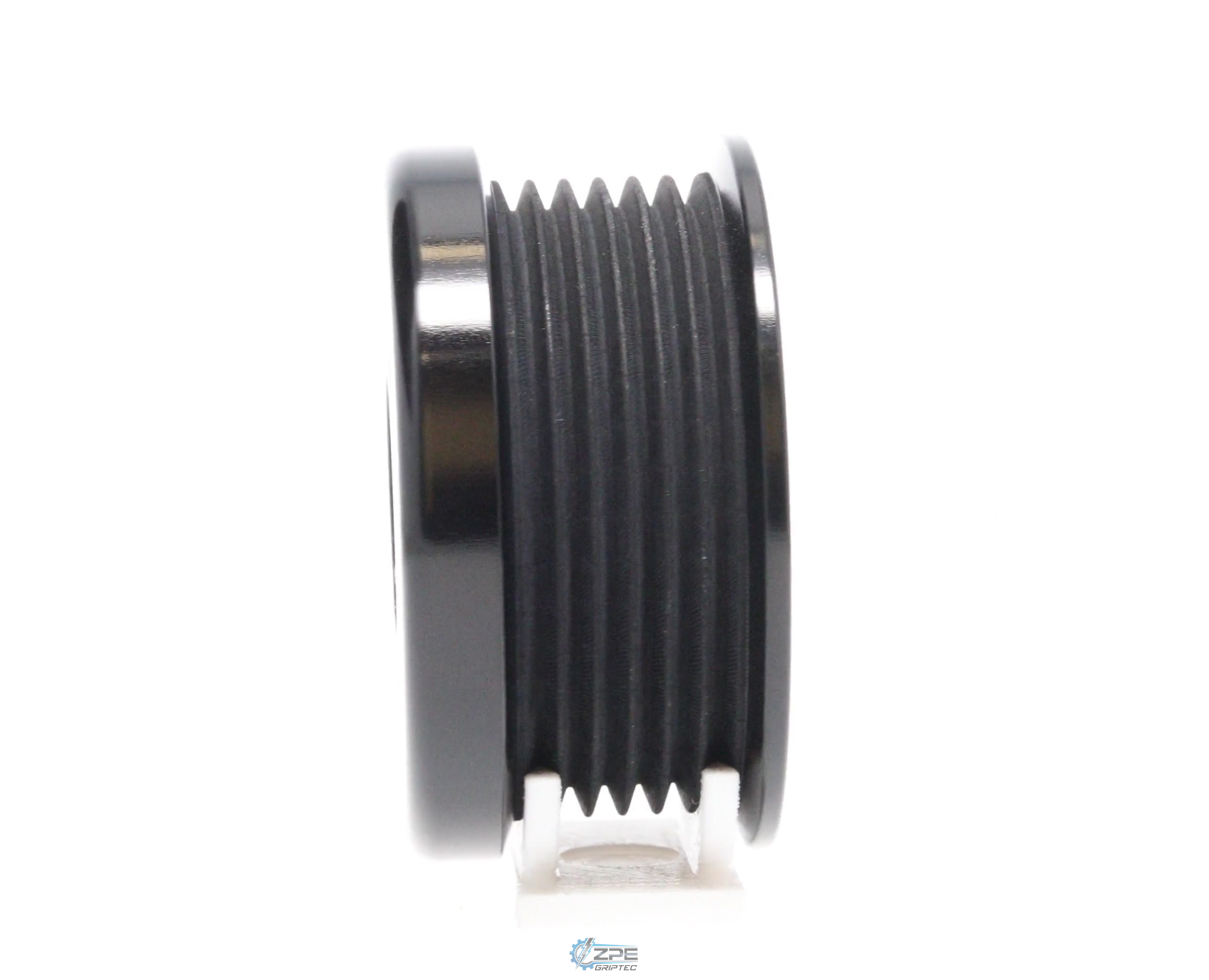 2.60" 6 Rib ZPE GripTec® 2pc Magnuson Heartbeat TVS L3 Black Pulley Only