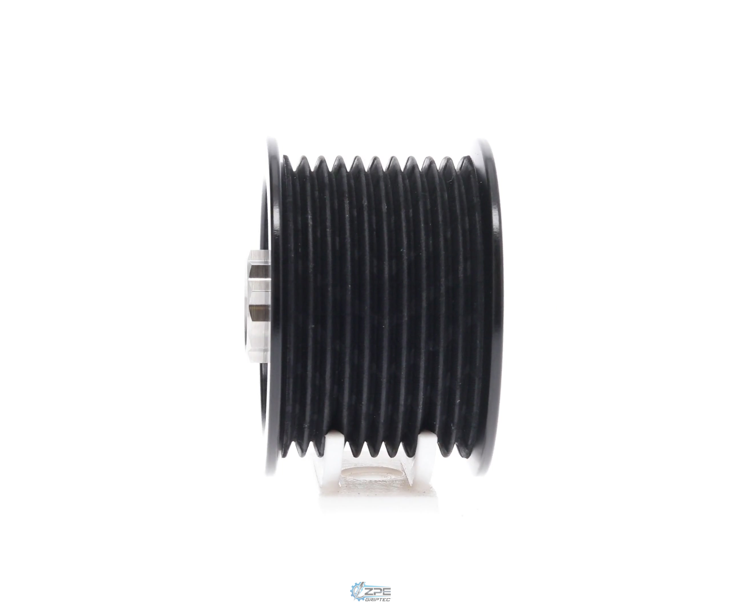 2.35" 10 Rib ZPE GripTec® 2pc HellCat L3V Black Pulley & Hub Kit