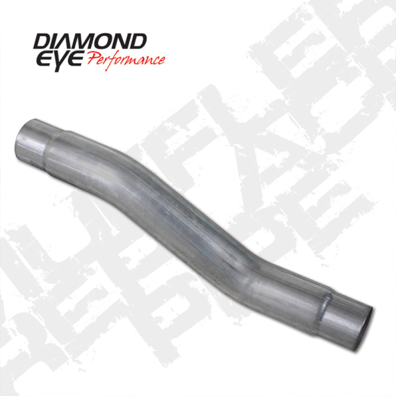 Diamond Eye Performance exhaust muffler delete pipe, 3.5-inch diameter by 30-inch length, with finished ends and carb standard compliance.