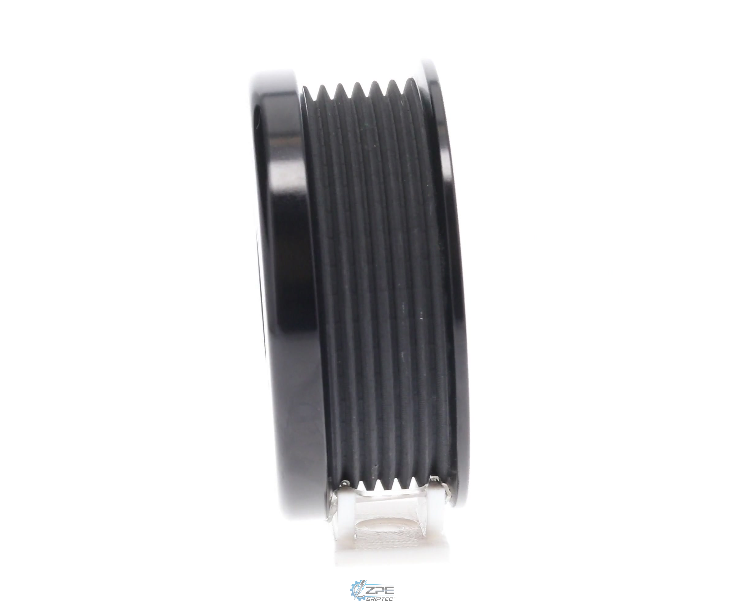 84mm 6 Rib ZPE GripTec® 2pc Magnuson Heartbeat TVS L3 Black Pulley Only