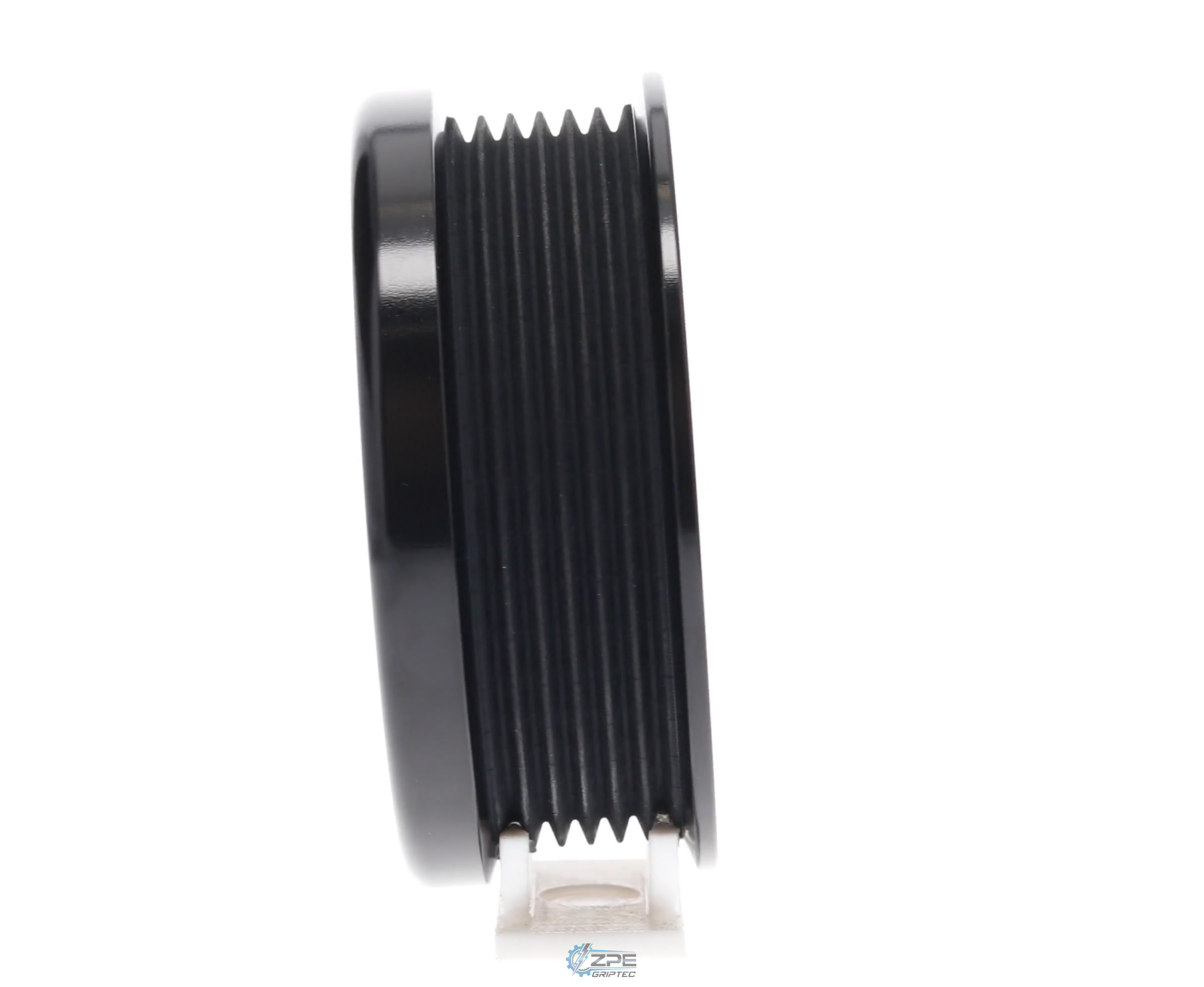 90mm 6 Rib ZPE GripTec® 2pc Magnuson Heartbeat TVS L3 Black Pulley Only
