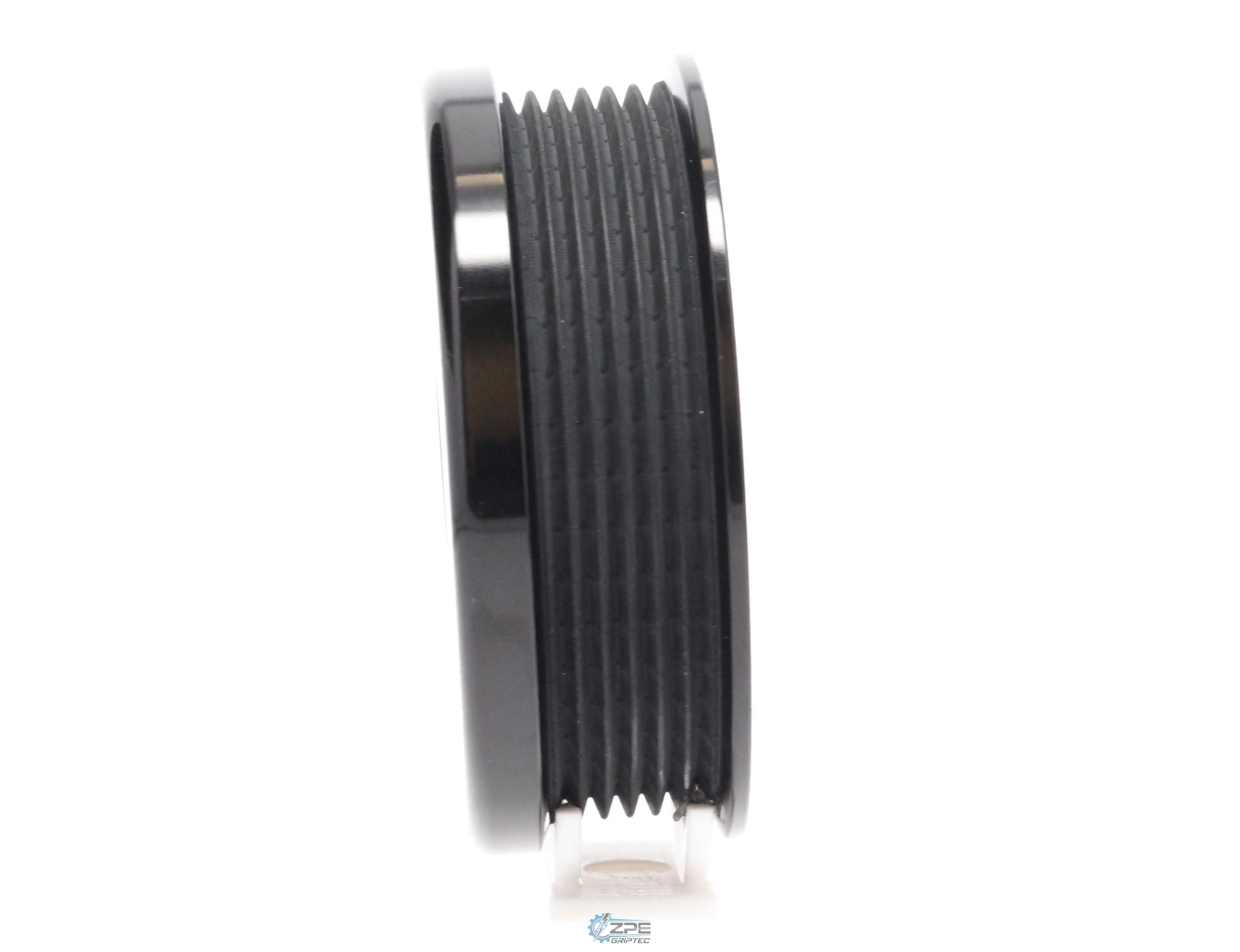 4.00" 6 Rib ZPE GripTec® 2pc Magnuson Heartbeat TVS L3 Black Pulley Only