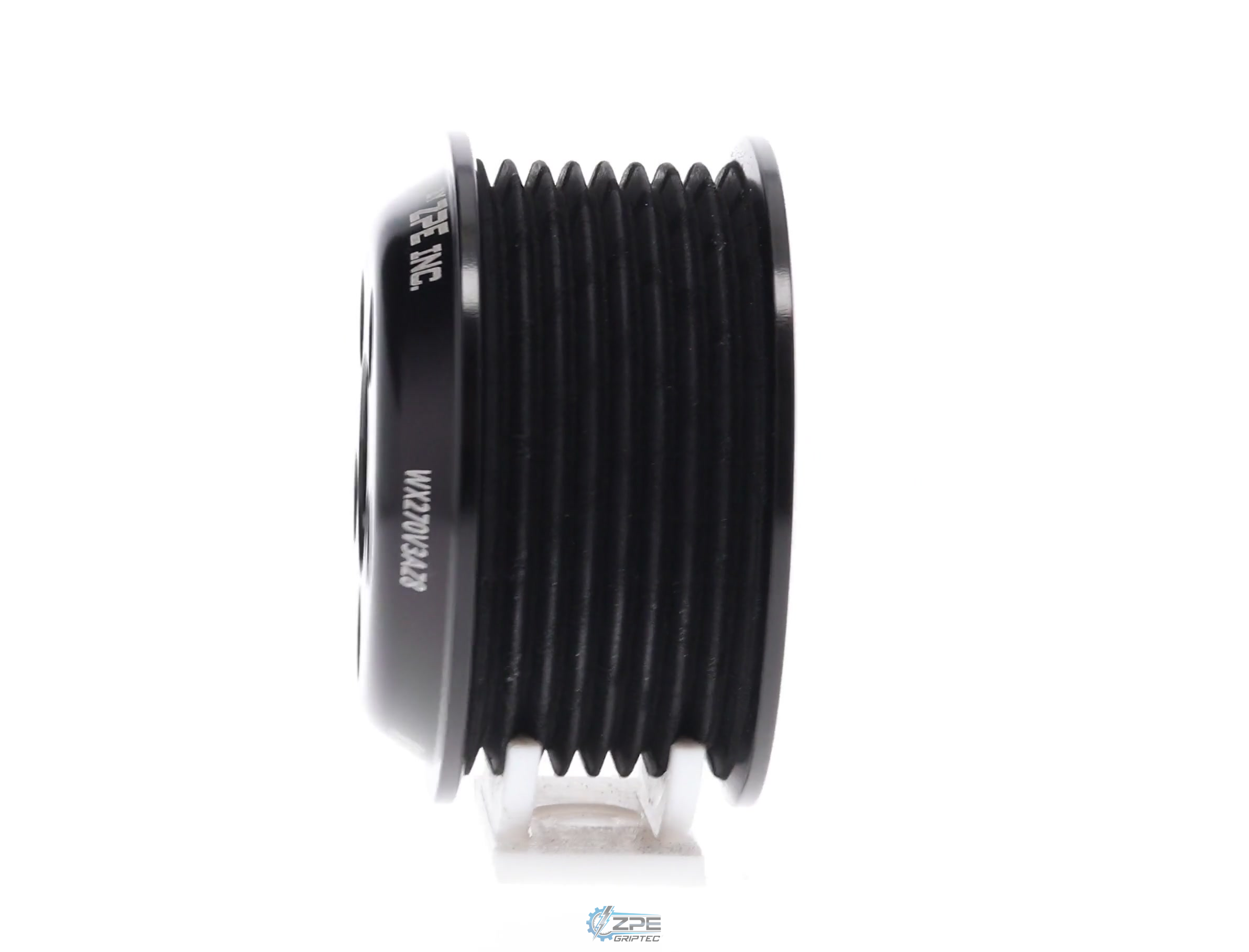 2.70" 8 Rib ZPE GripTec® Whipple 5 Bolt L3V-A Black Pulley Only