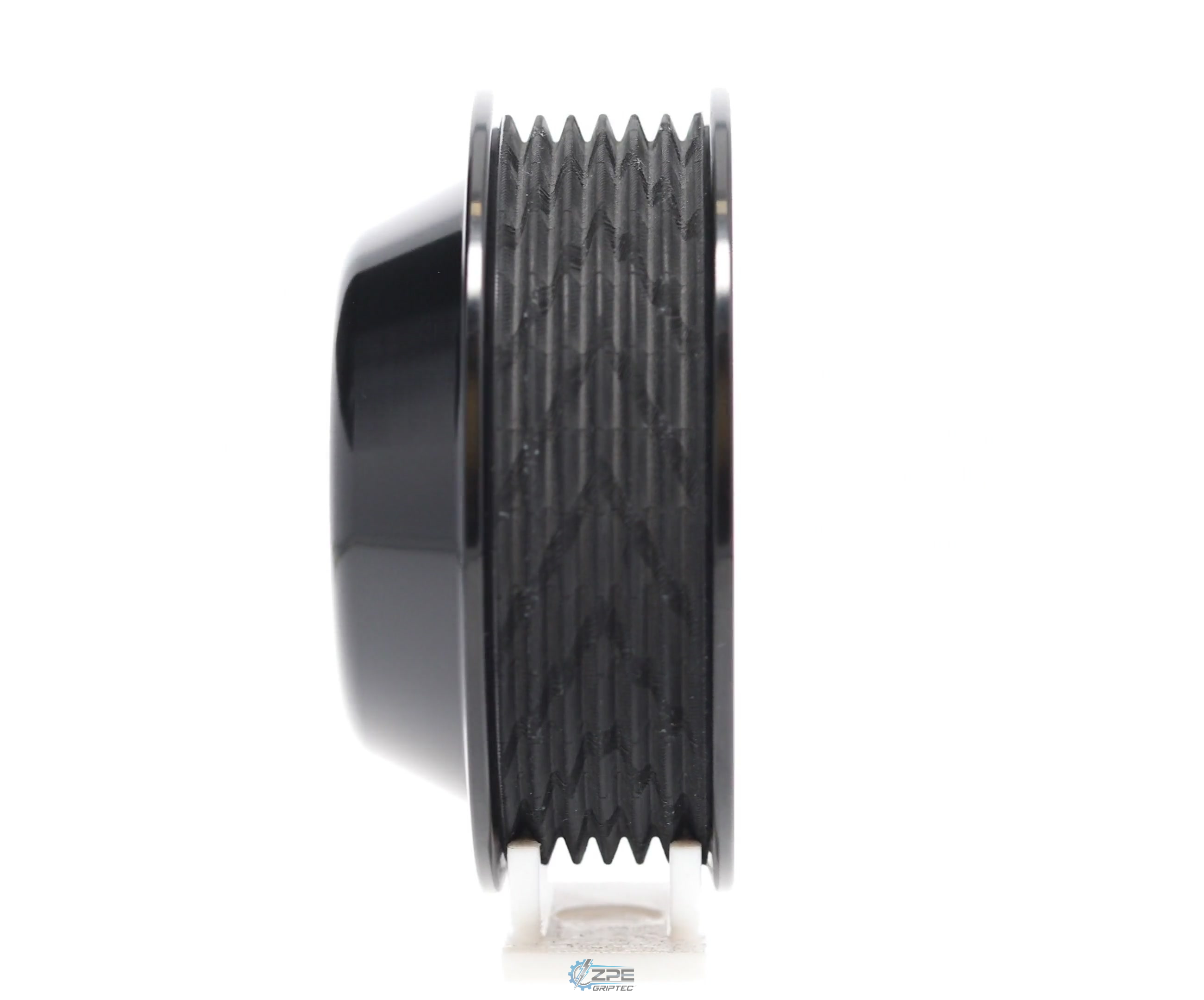3.35" 6 Rib ZPE GripTec® Whipple 5 Bolt L3V-A Black Pulley Only