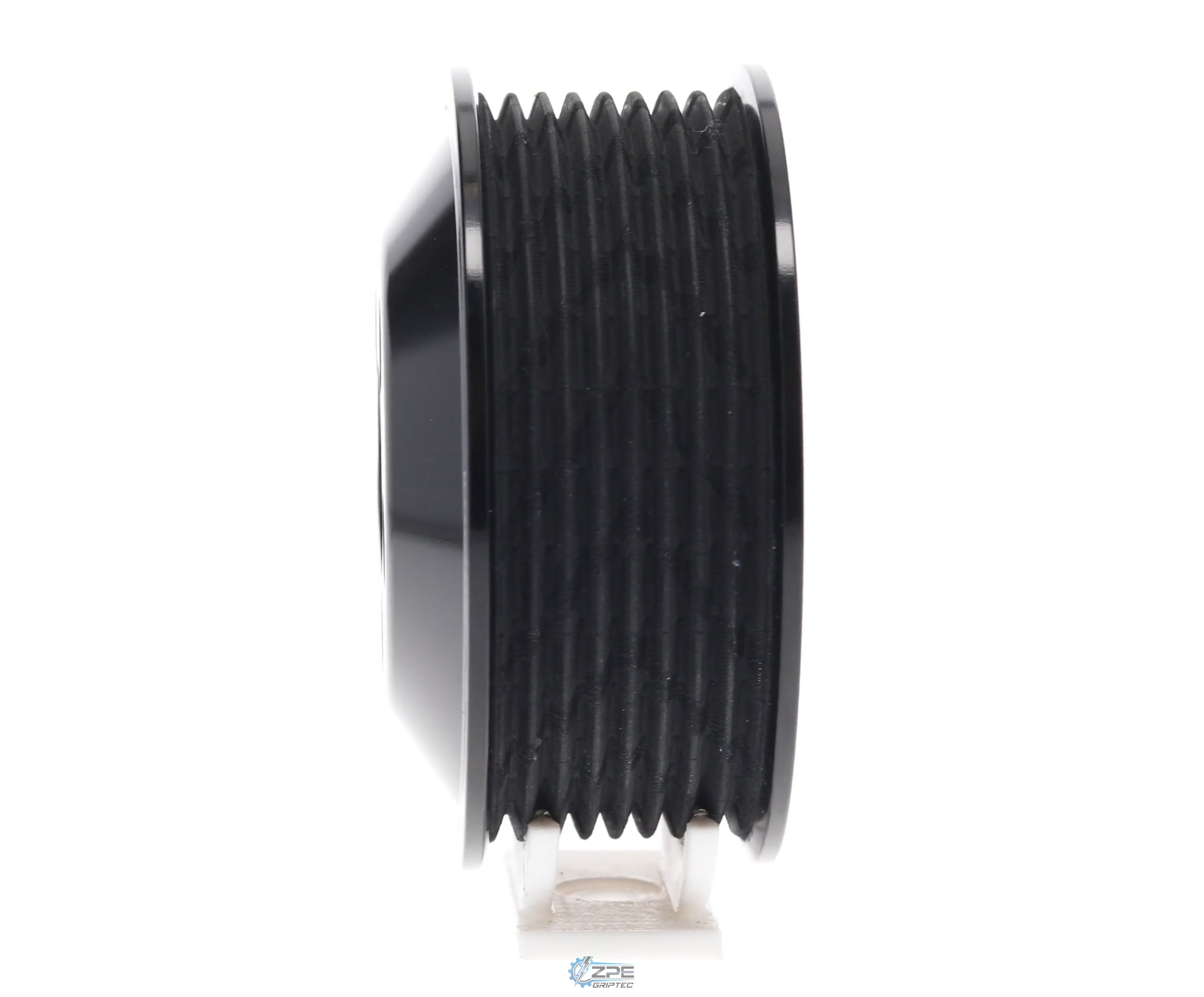 3.375" 8 Rib ZPE GripTec® Whipple 5 Bolt L3V-A Black Pulley Only