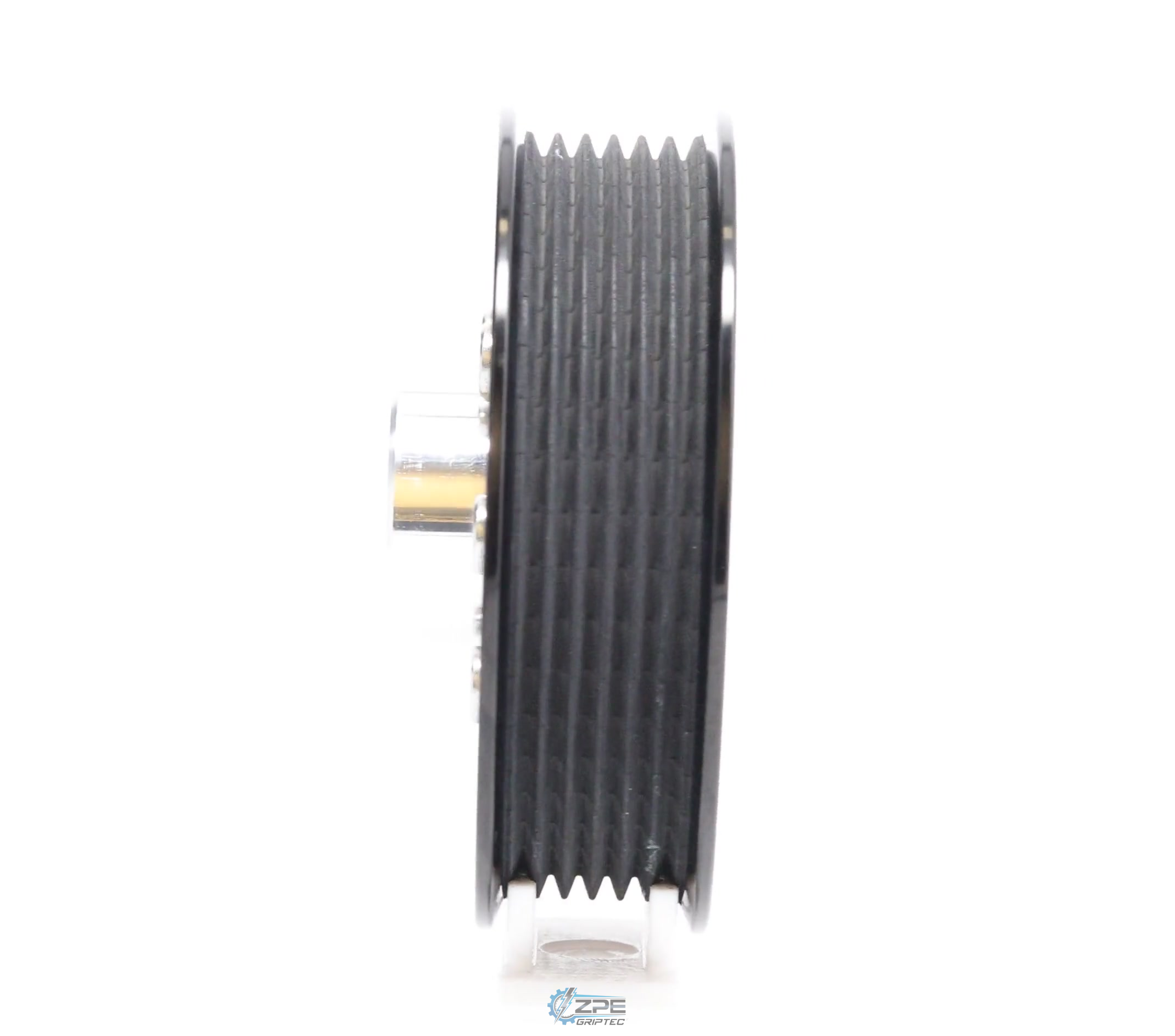 3.85" 6 Rib ZPE GripTec® 2pc Vortech YSi/JT/V3 L3 Black Pulley & Hub Kit