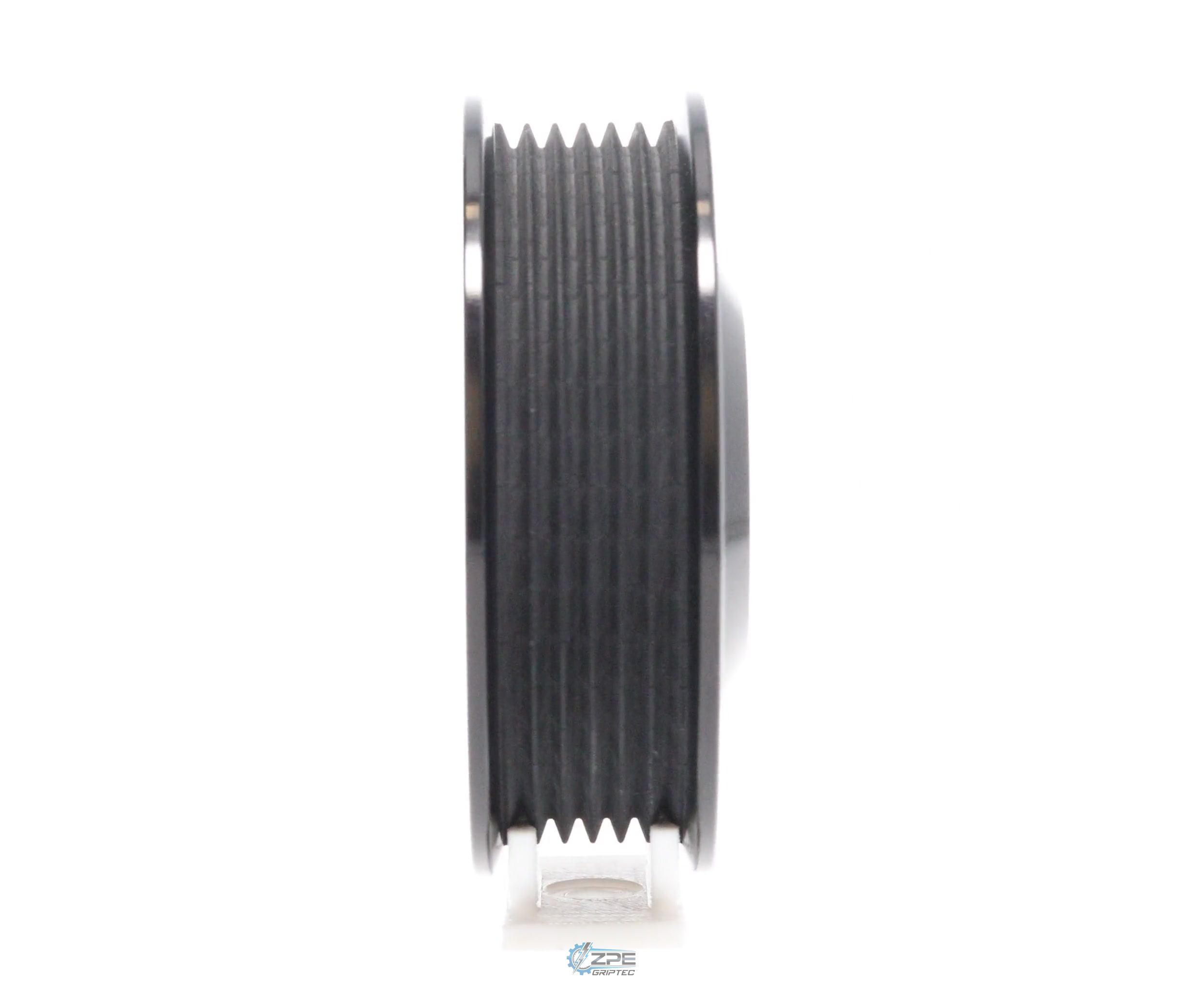 3.625" 6 Rib ZPE GripTec® Whipple Standard L3 Black Pulley