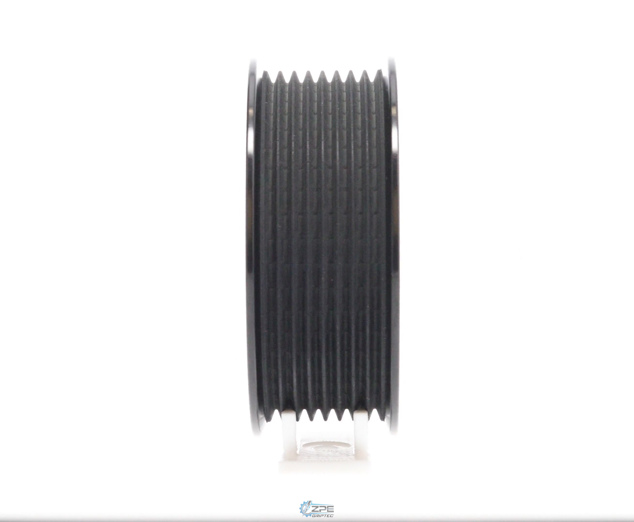 3.50" 8 Rib ZPE GripTec® 2pc Vortech YSi/JT/V3 L3 Black Pulley Only