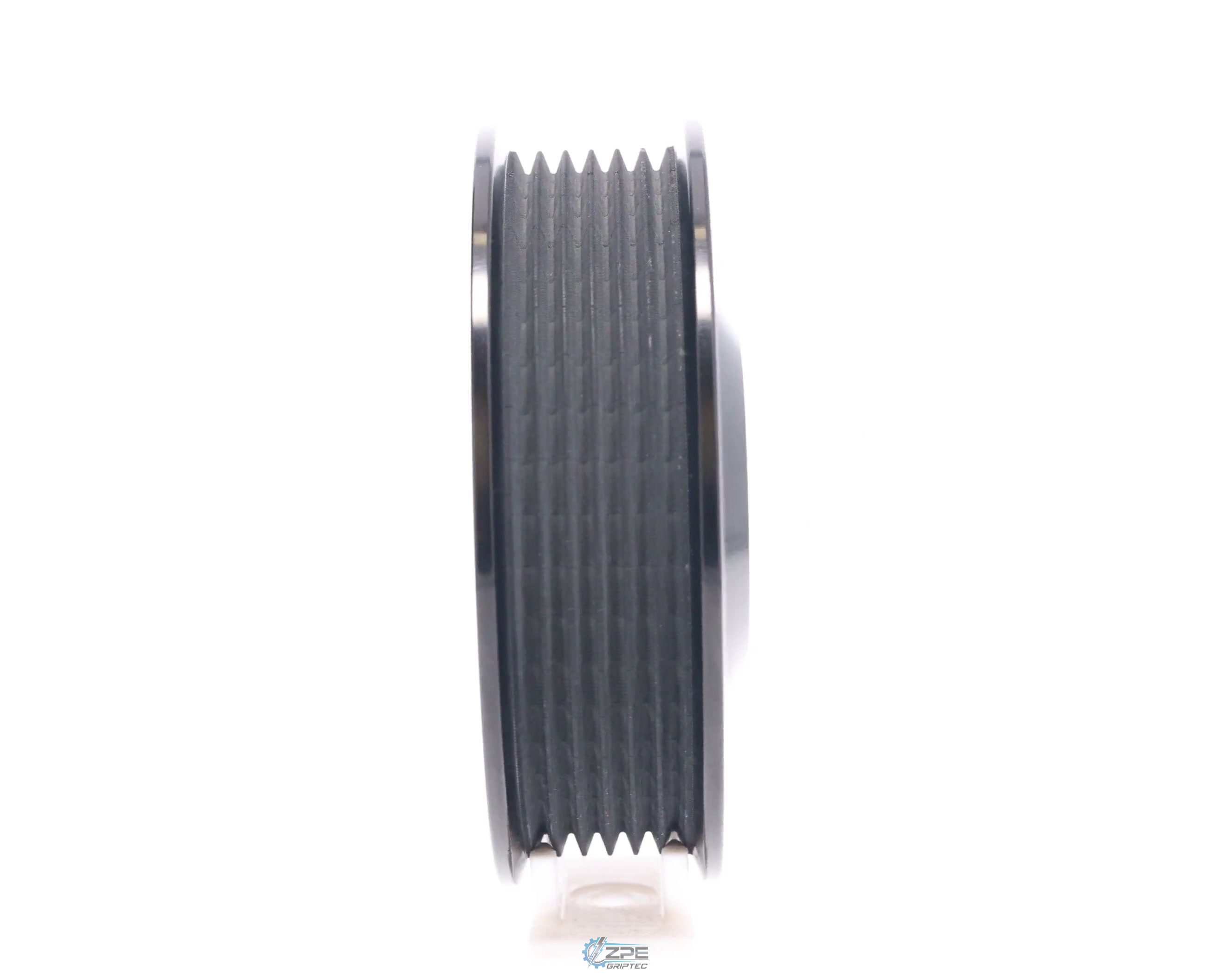3.875" 6 Rib ZPE GripTec® Whipple Standard L3 Black Pulley
