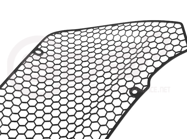 2023-Up Corvette C8 Z06 & E-Ray | Aluminum Black Rear Side Intake Mesh Grille Inserts Pair