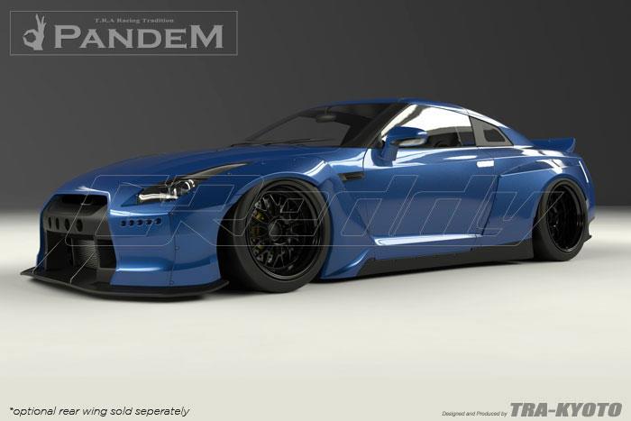 GReddy 09+ Nissan GT-R R35 Pandem Rear Side Diffuser Dry Carbon (Special Order)