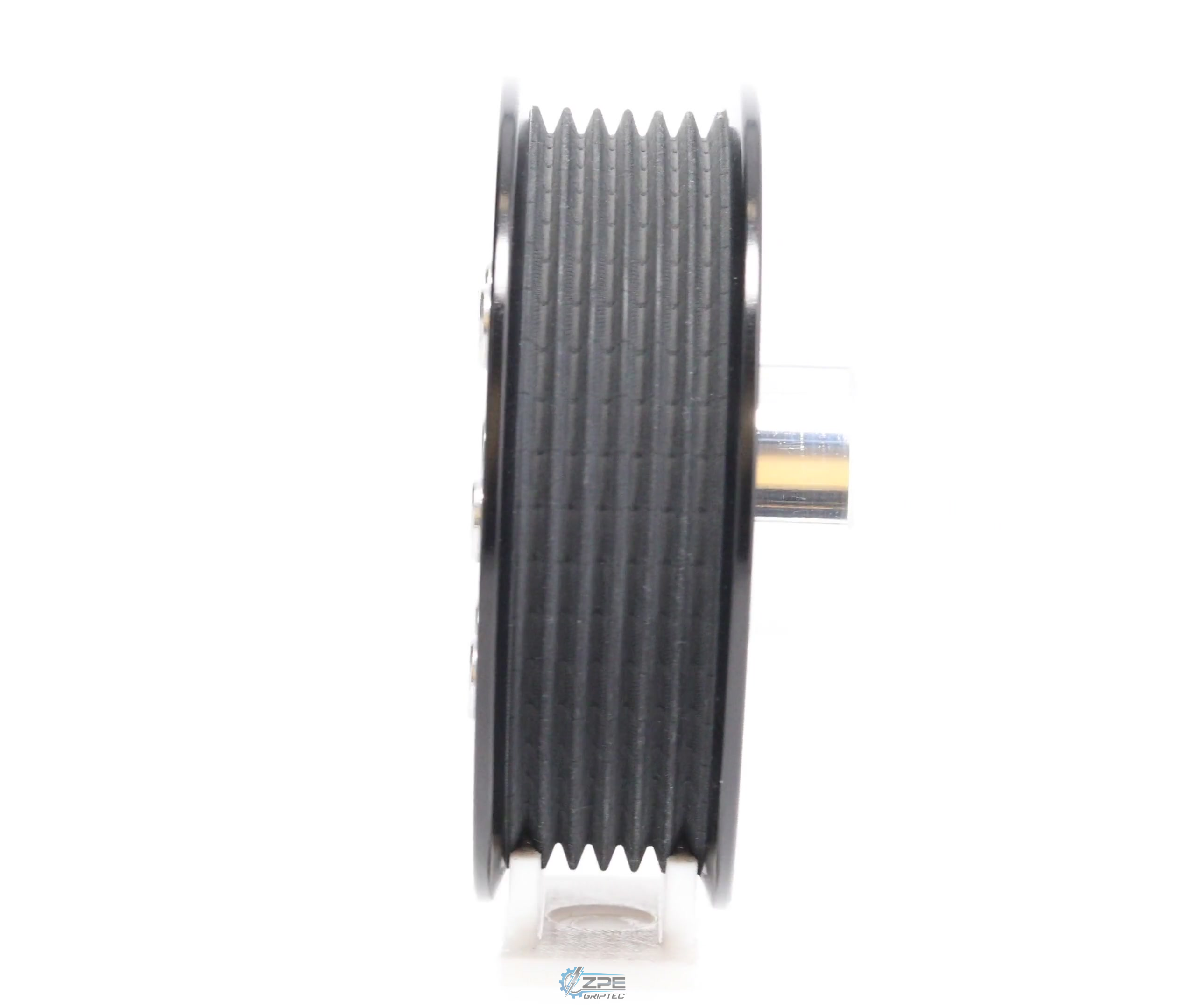 3.50" 6 Rib ZPE GripTec® 2pc Vortech YSi/JT/V3 L3 Black Pulley & Hub Kit