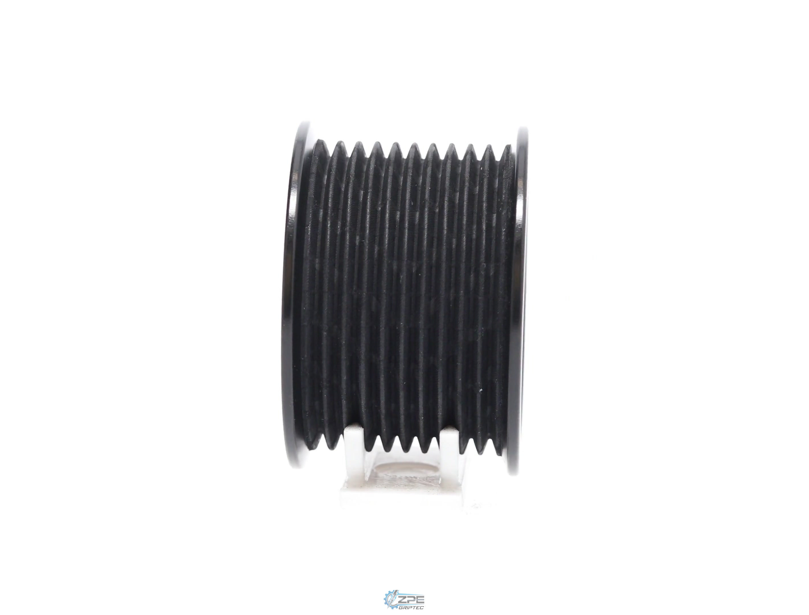 2.35" 10 Rib ZPE GripTec® 2pc HellCat L3V Black Pulley Only