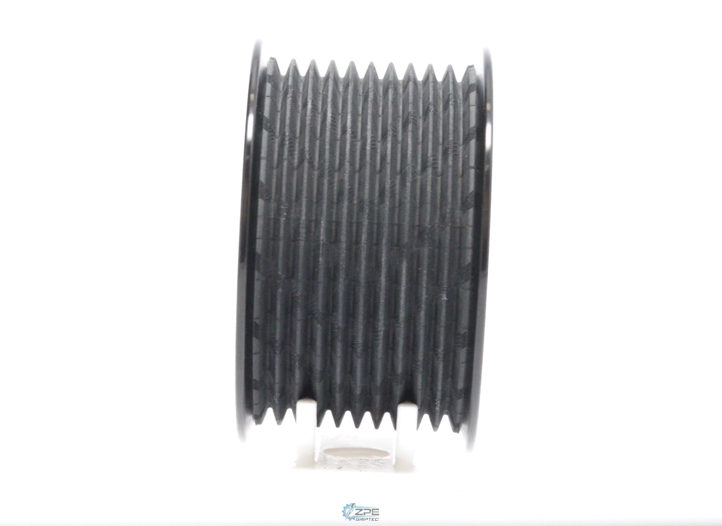2.65" 10 Rib ZPE GripTec® 2pc HellCat L2V Black Pulley Only
