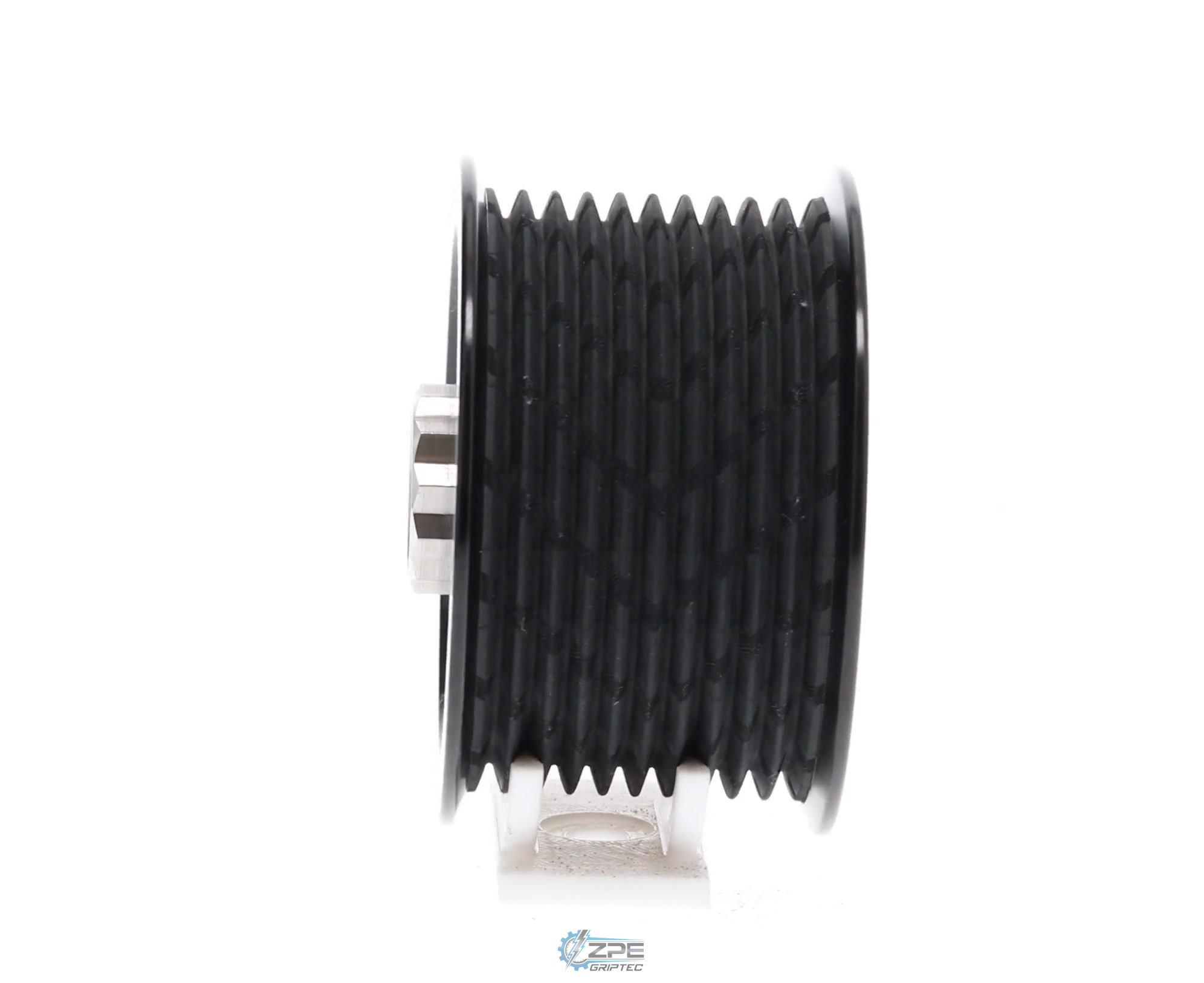 2.60" 10 Rib ZPE GripTec® 2pc HellCat L2V Black Pulley & Hub Kit