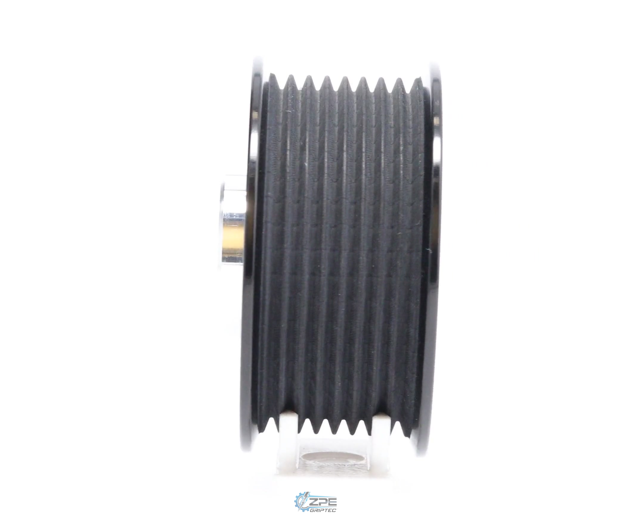2.80" 8 Rib ZPE GripTec® 2pc Vortech YSi/JT/V3 L3 Black Pulley & Hub Kit