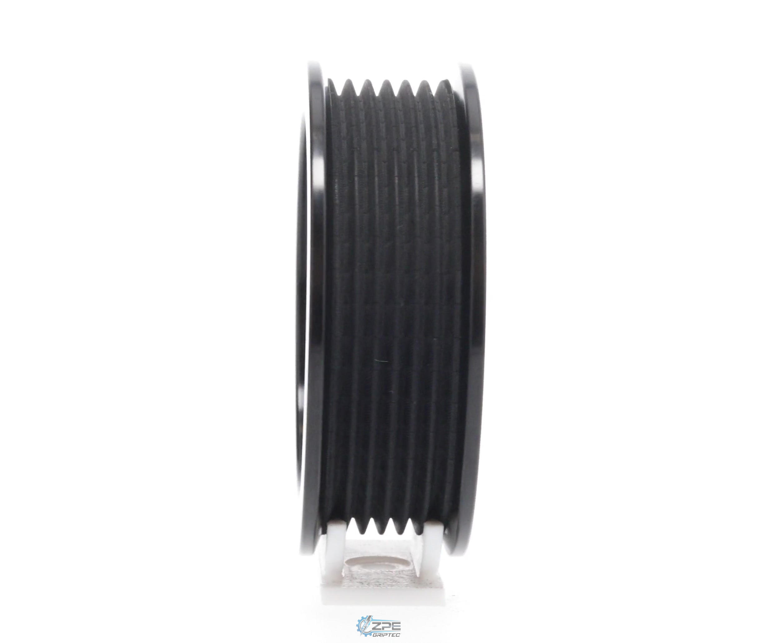3.375" 6 Rib ZPE GripTec® 2pc Edelbrock TVS L3 Black Pulley Only