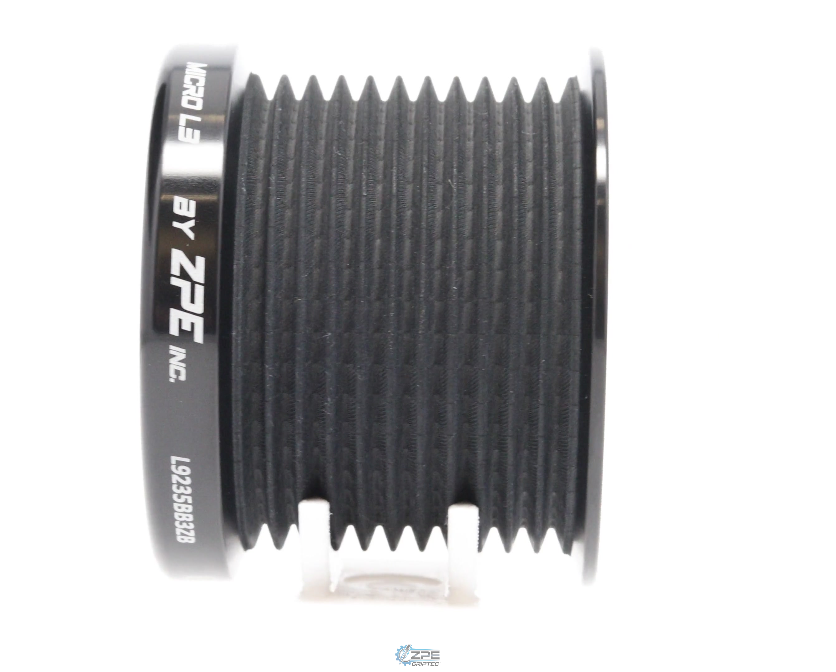 2.35" 11 Rib ZPE GripTec® 2pc LPE LS9 L3 Black Pulley Only