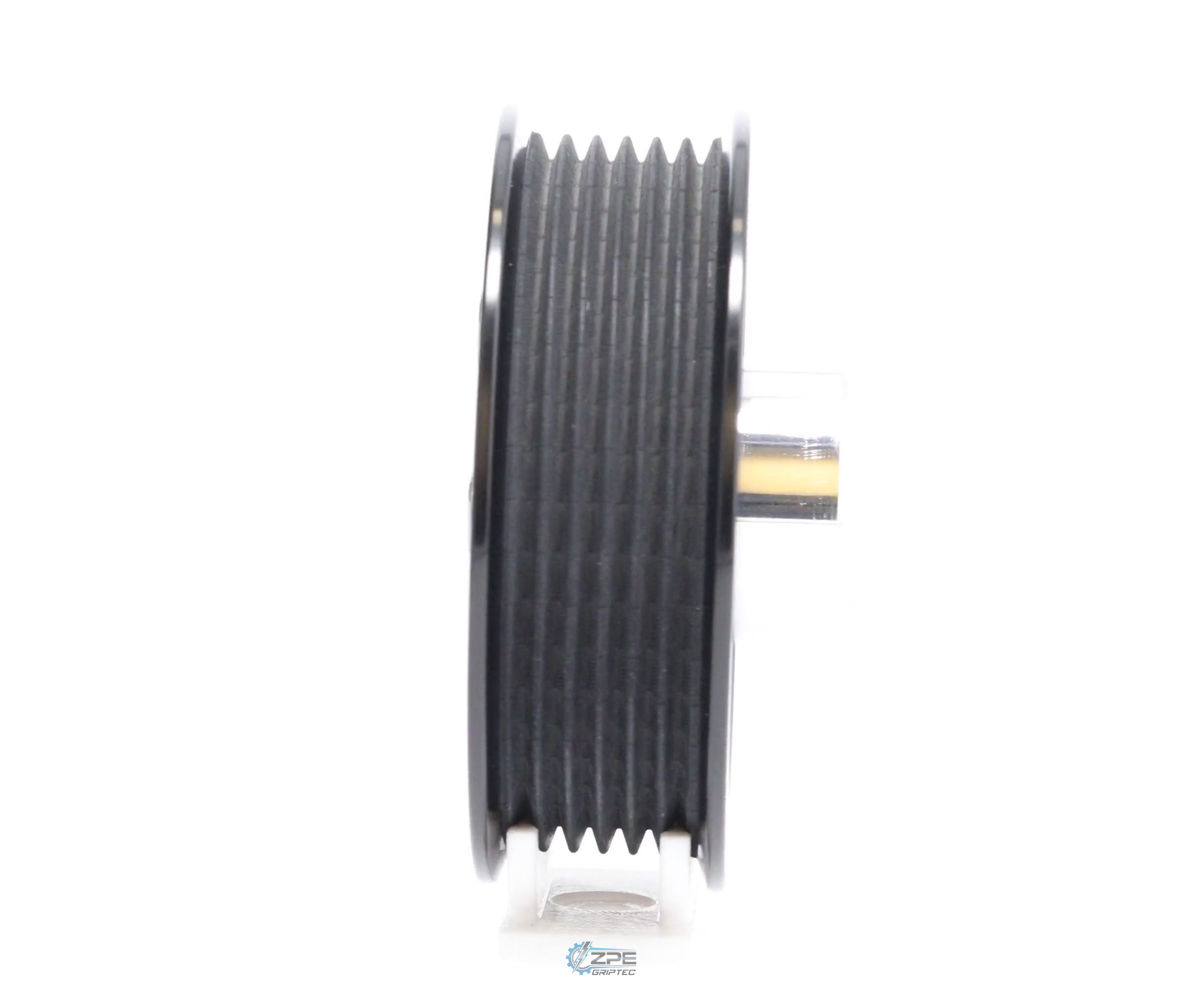 3.375" 6 Rib ZPE GripTec® 2pc Vortech YSi/JT/V3 L3 Black Pulley & Hub Kit