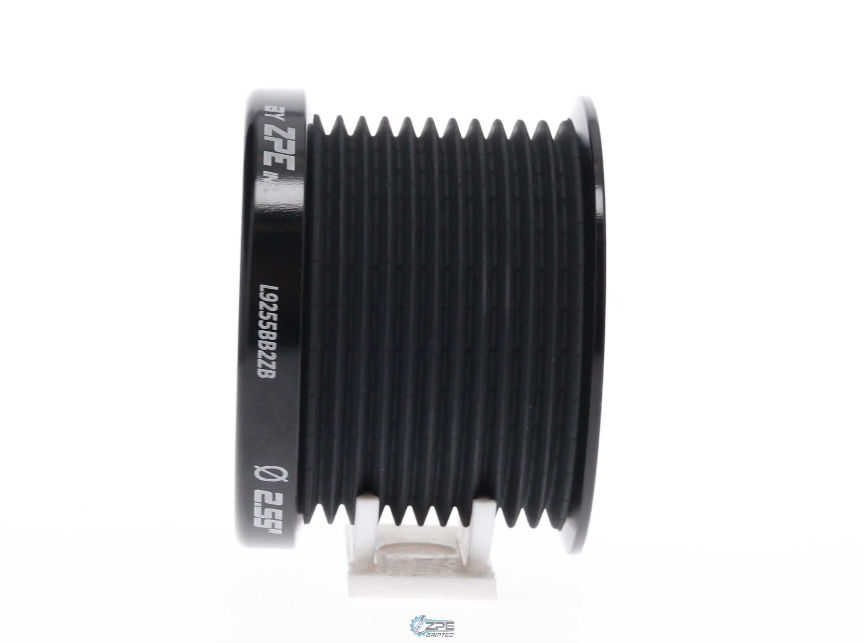 2.55" 11 Rib ZPE GripTec® 2pc LPE LS9 L2 Black Pulley Only