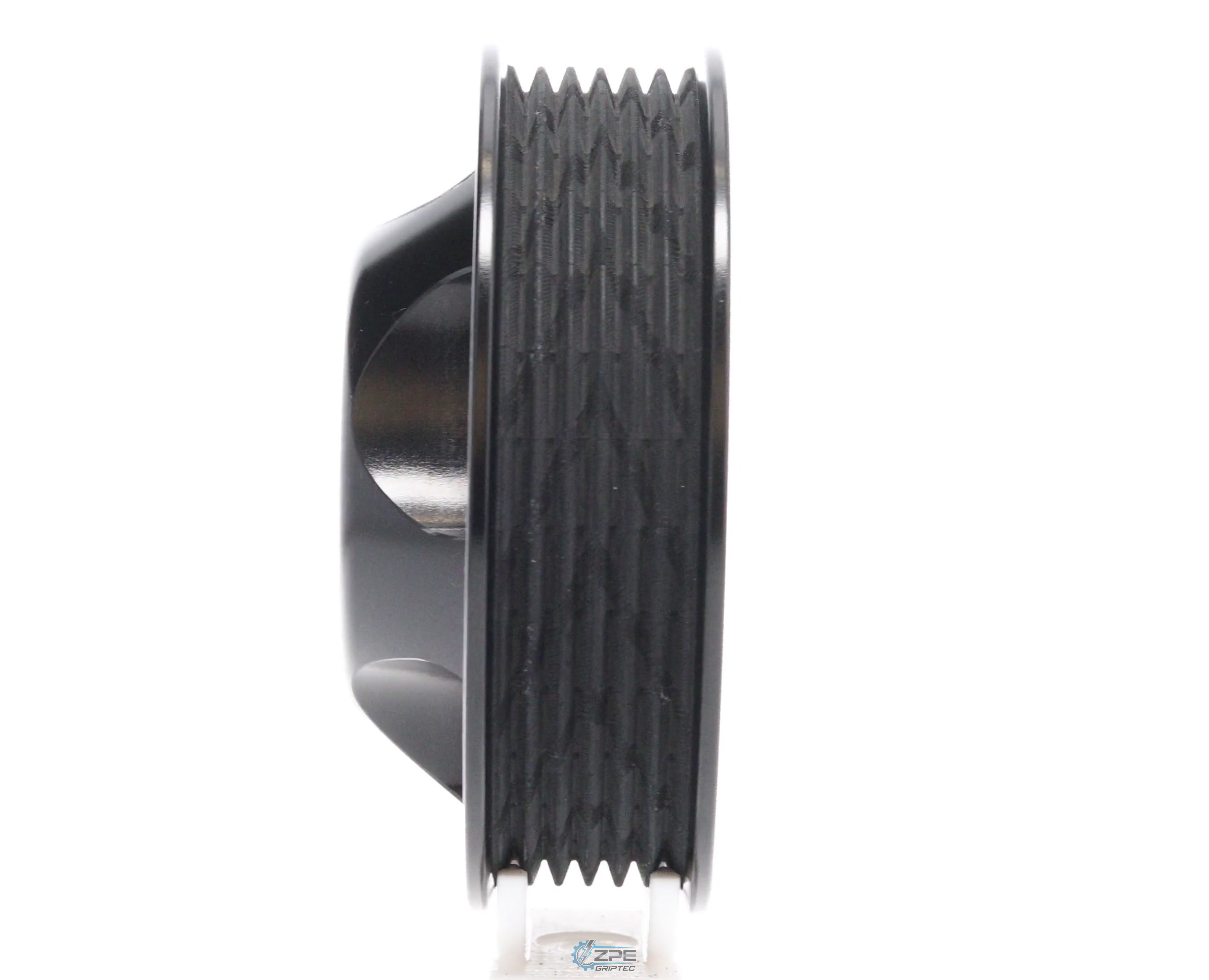 3.875" 6 Rib ZPE GripTec® Whipple 5 Bolt L3V-A Black Pulley Only