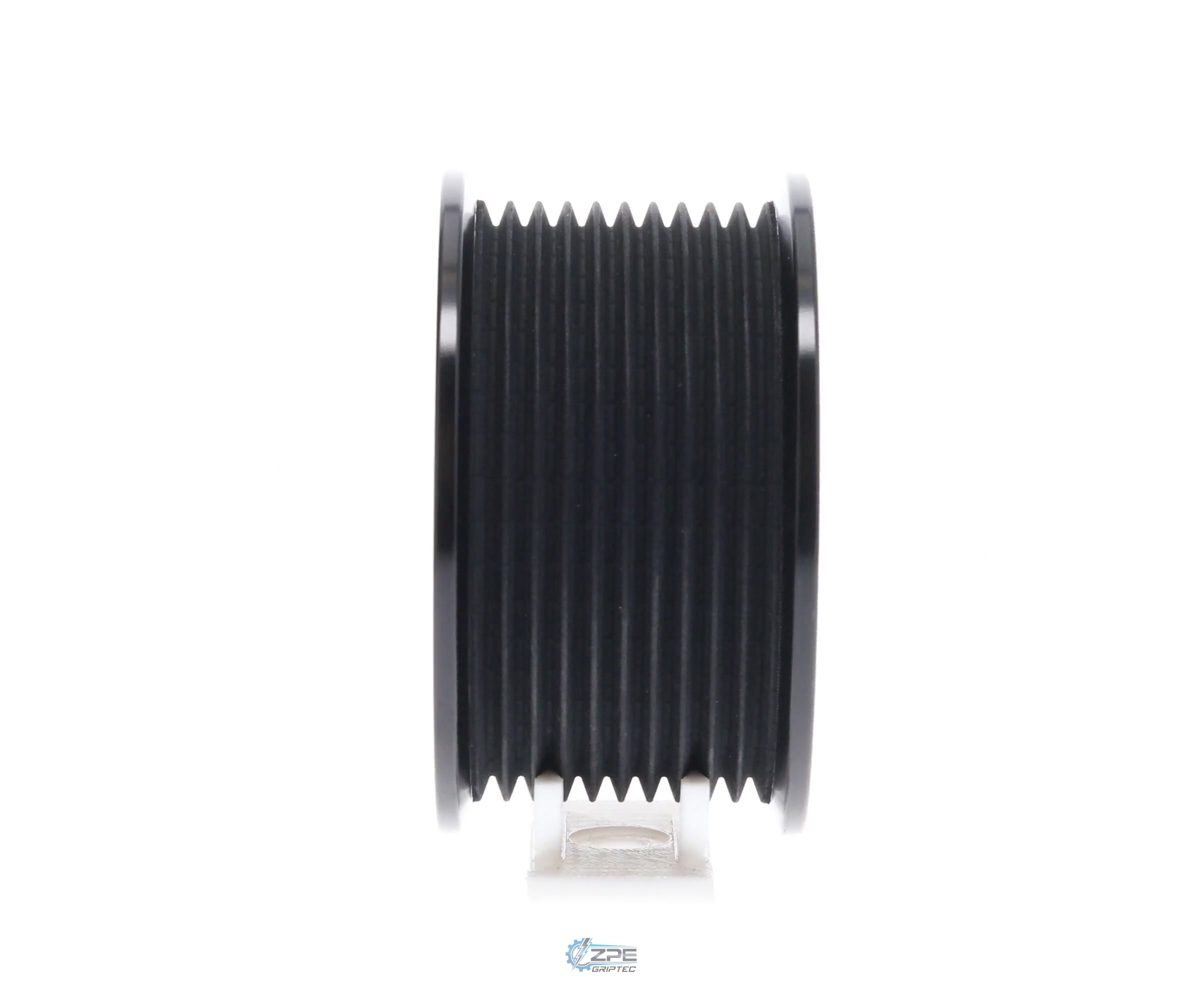 75mm 10 Rib ZPE GripTec® 2pc Magnuson Heartbeat TVS L3 Black Pulley Only