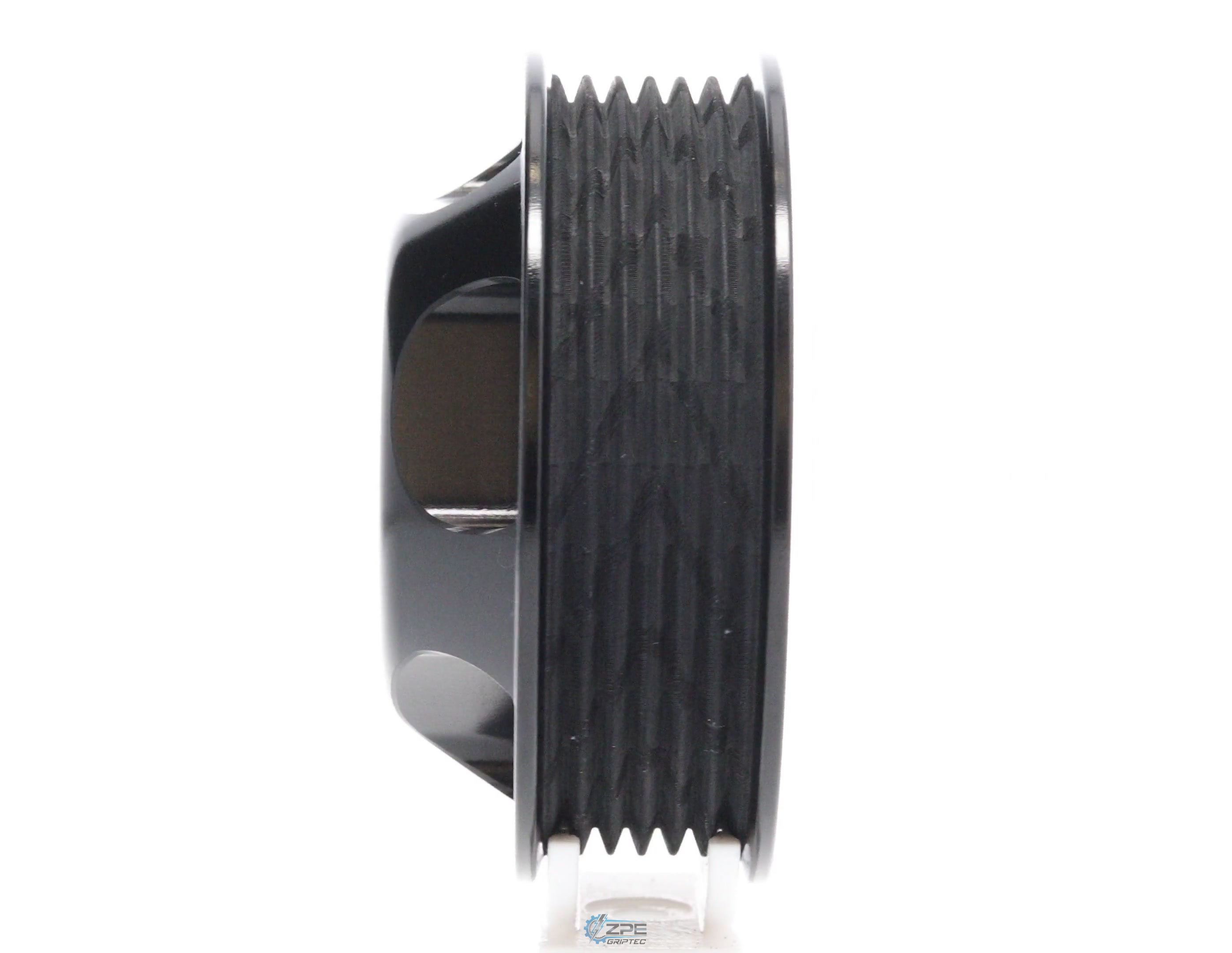 3.50" 6 Rib ZPE GripTec® Whipple 5 Bolt L3V-A Black Pulley Only
