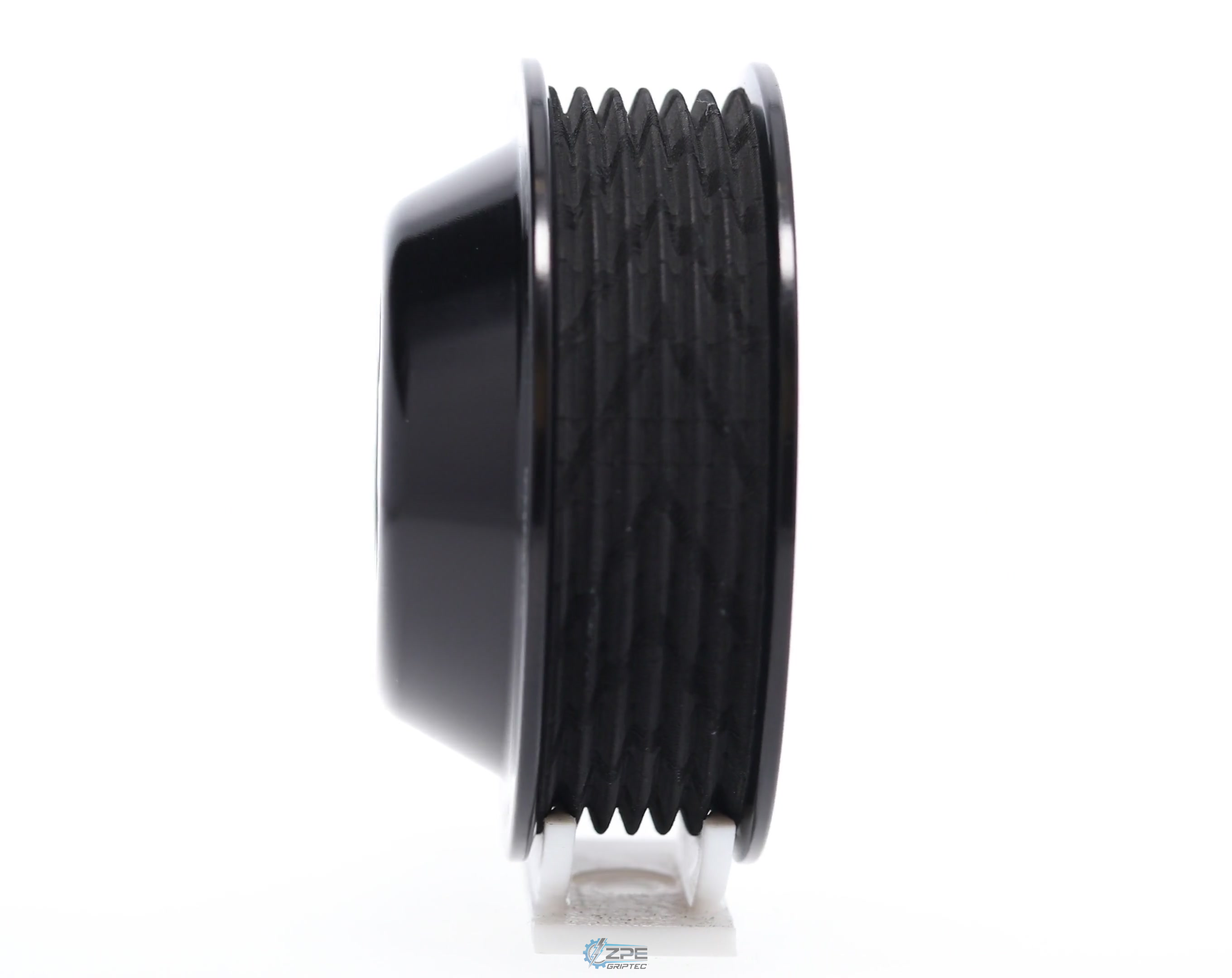 3.375" 6 Rib ZPE GripTec® Whipple 5 Bolt L3V-A Black Pulley Only