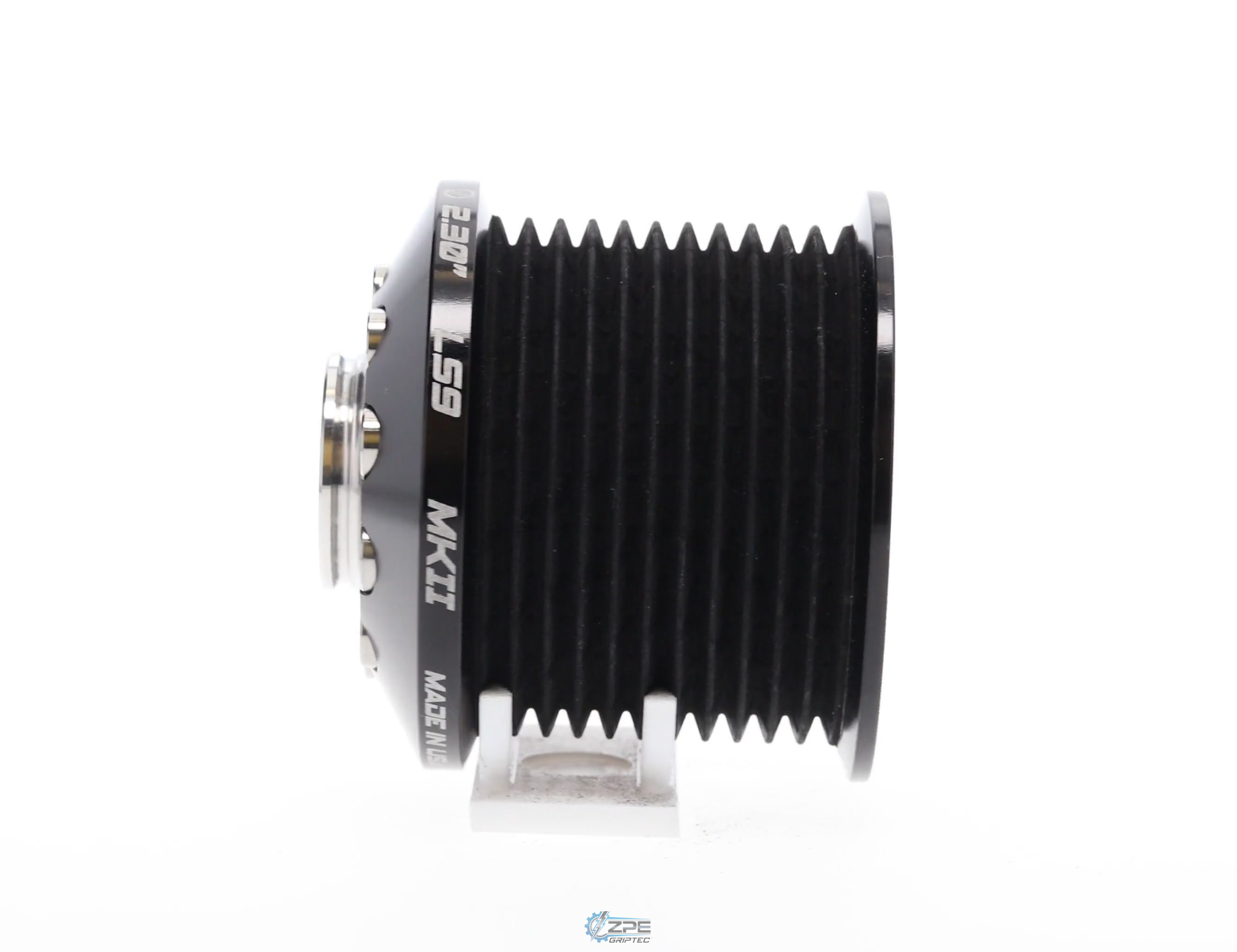 2.30" 11 Rib ZPE GripTec® 2pc MKII LS9 L3V Black Pulley & Hub Kit