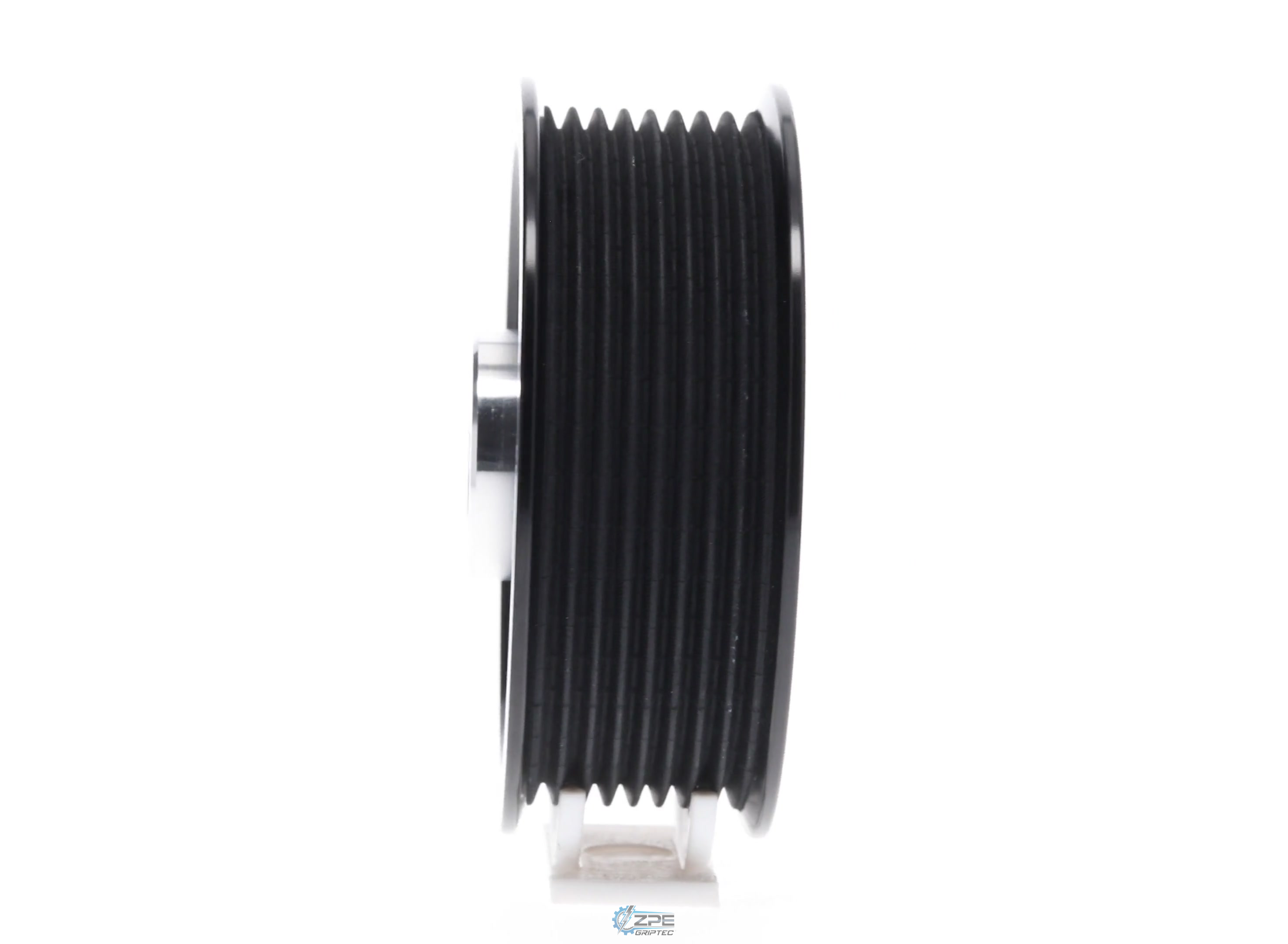 3.80" 8 Rib ZPE GripTec® 2pc Vortech YSi/JT/V3 L3 Black Pulley & Hub Kit