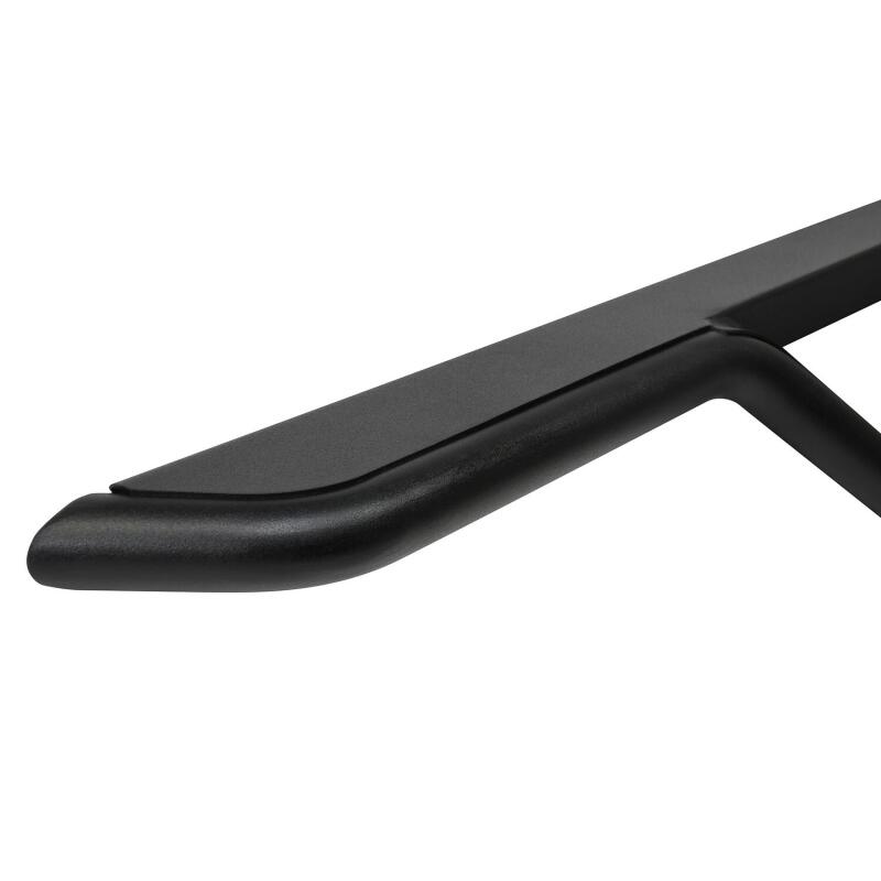 Westin Outlaw Drop Nerf Step Bars in textured black attached to a Ram 1500 Quad Cab/Classic truck.