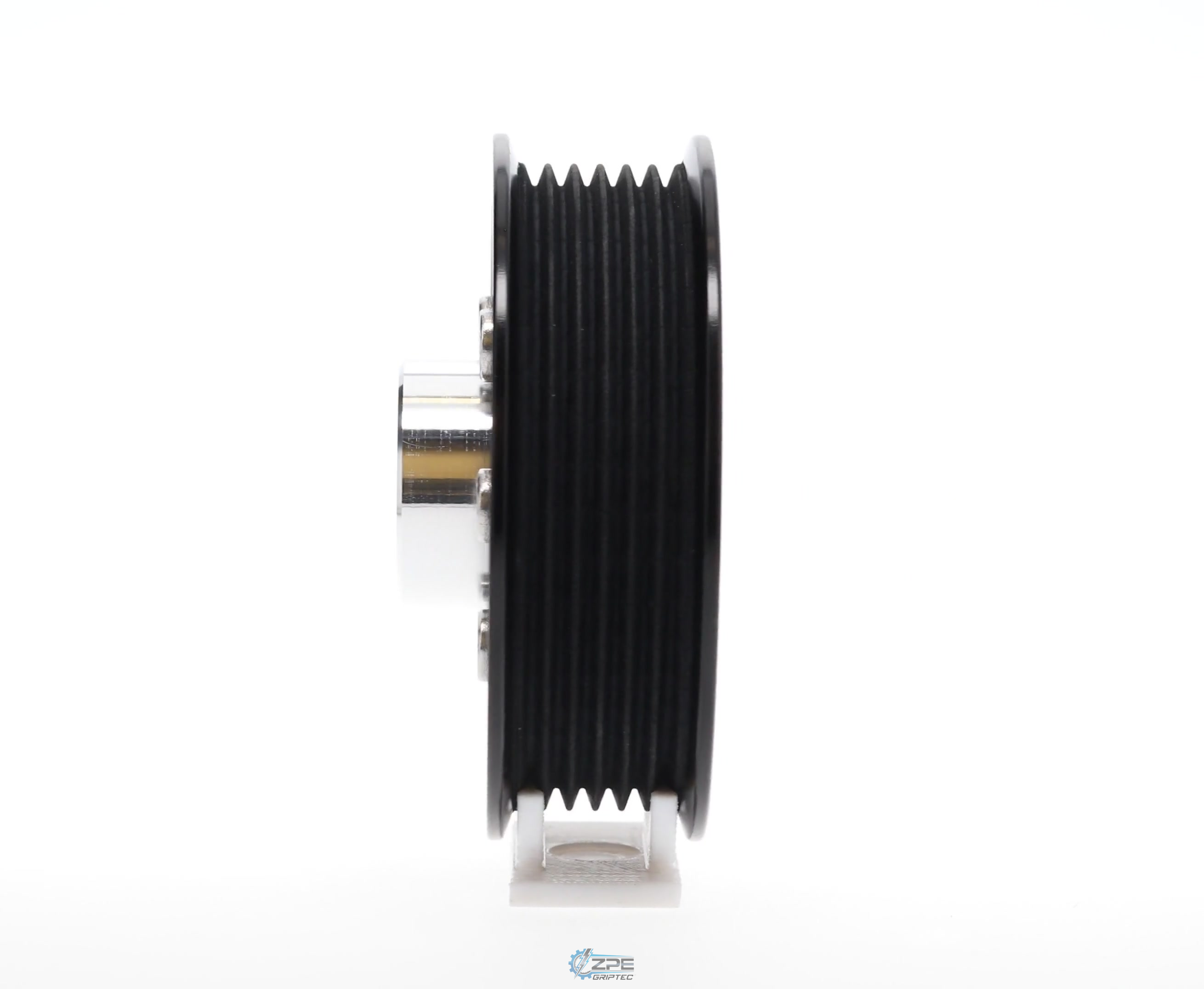 3.48" 6 Rib ZPE GripTec® 2pc Vortech YSi/JT/V3 L3 Black Pulley & Hub Kit