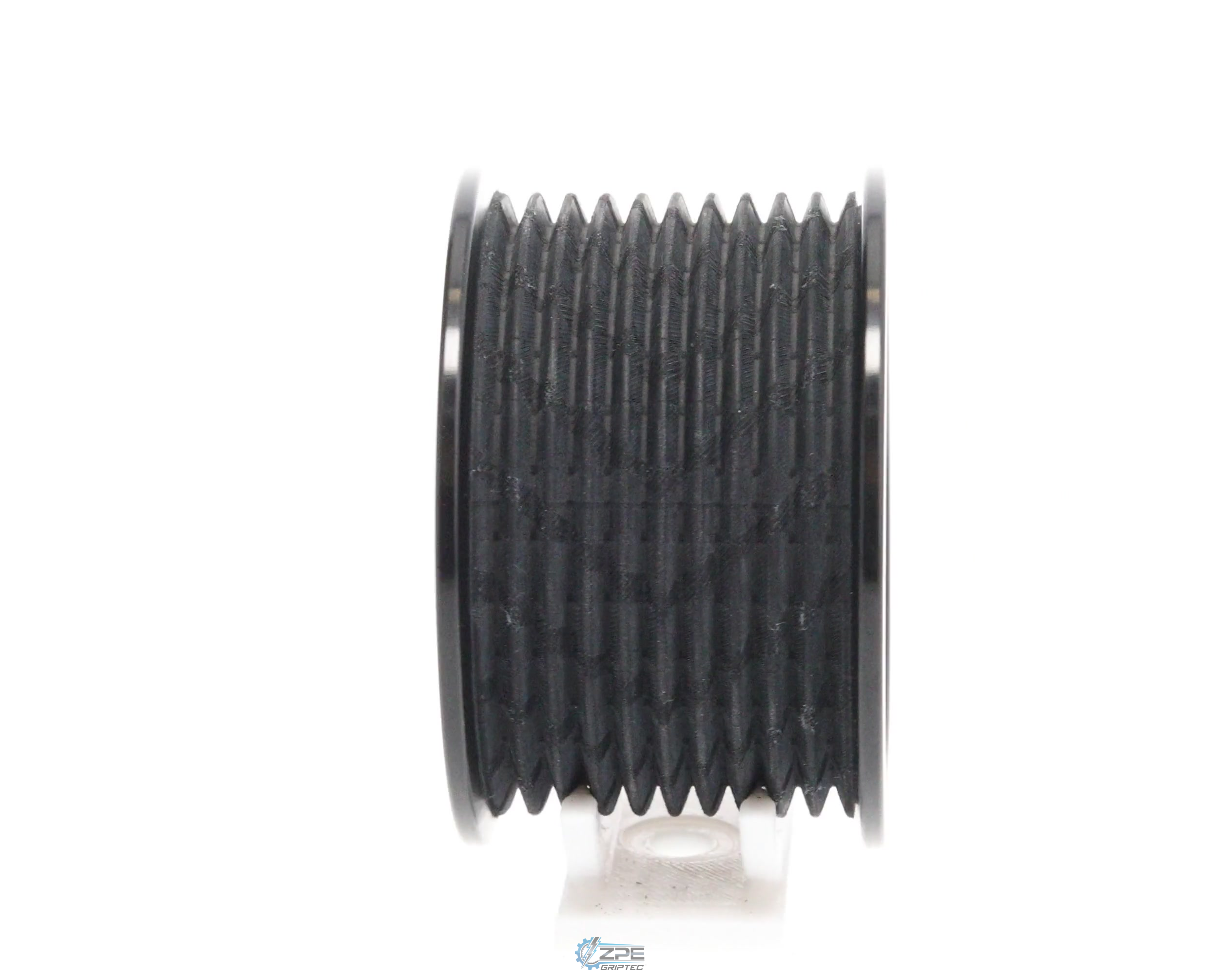 2.50" 10 Rib ZPE GripTec® Whipple 5 Bolt L3V-A Black Pulley Only