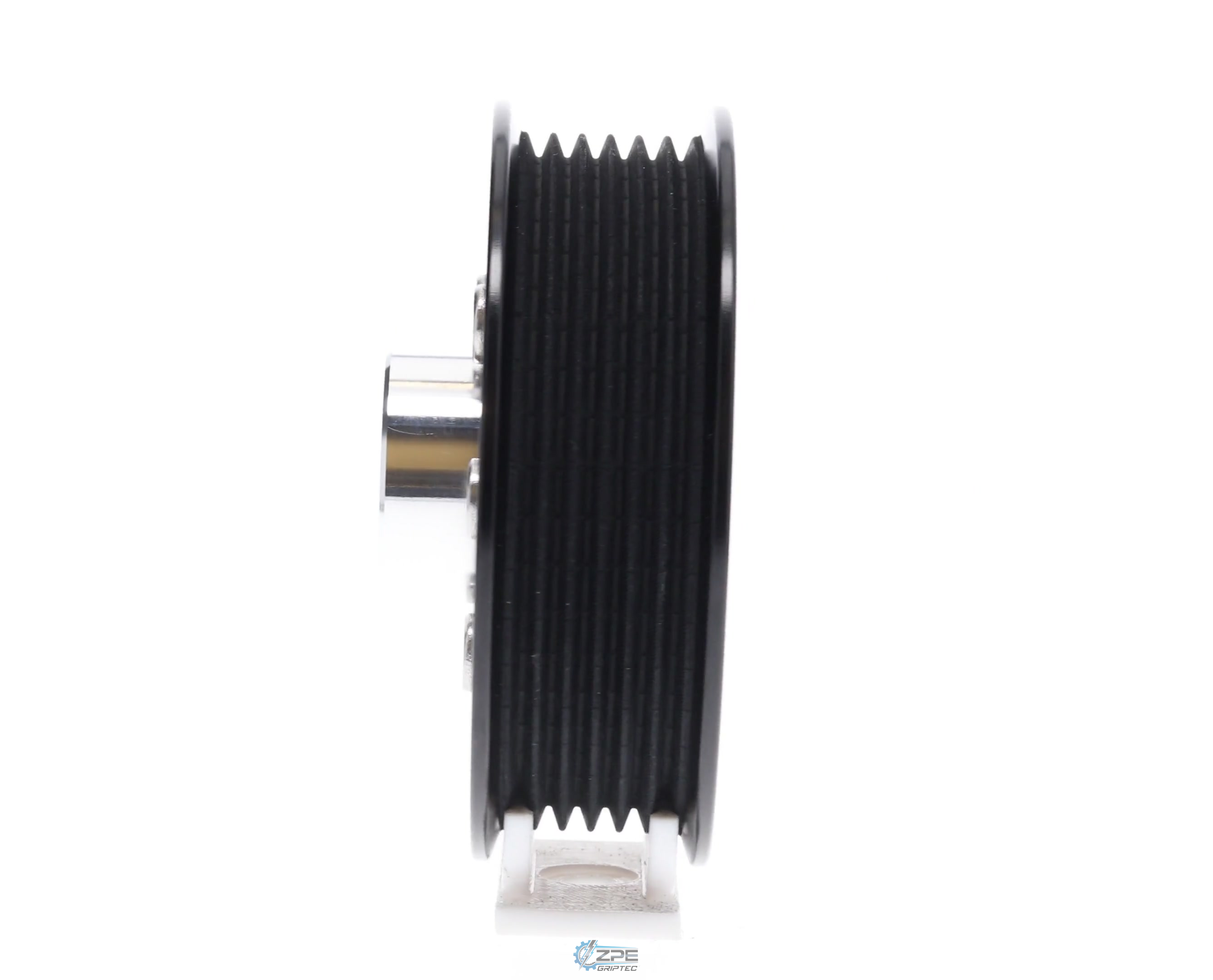 3.45" 6 Rib ZPE GripTec® 2pc Vortech YSi/JT/V3 L3 Black Pulley & Hub Kit