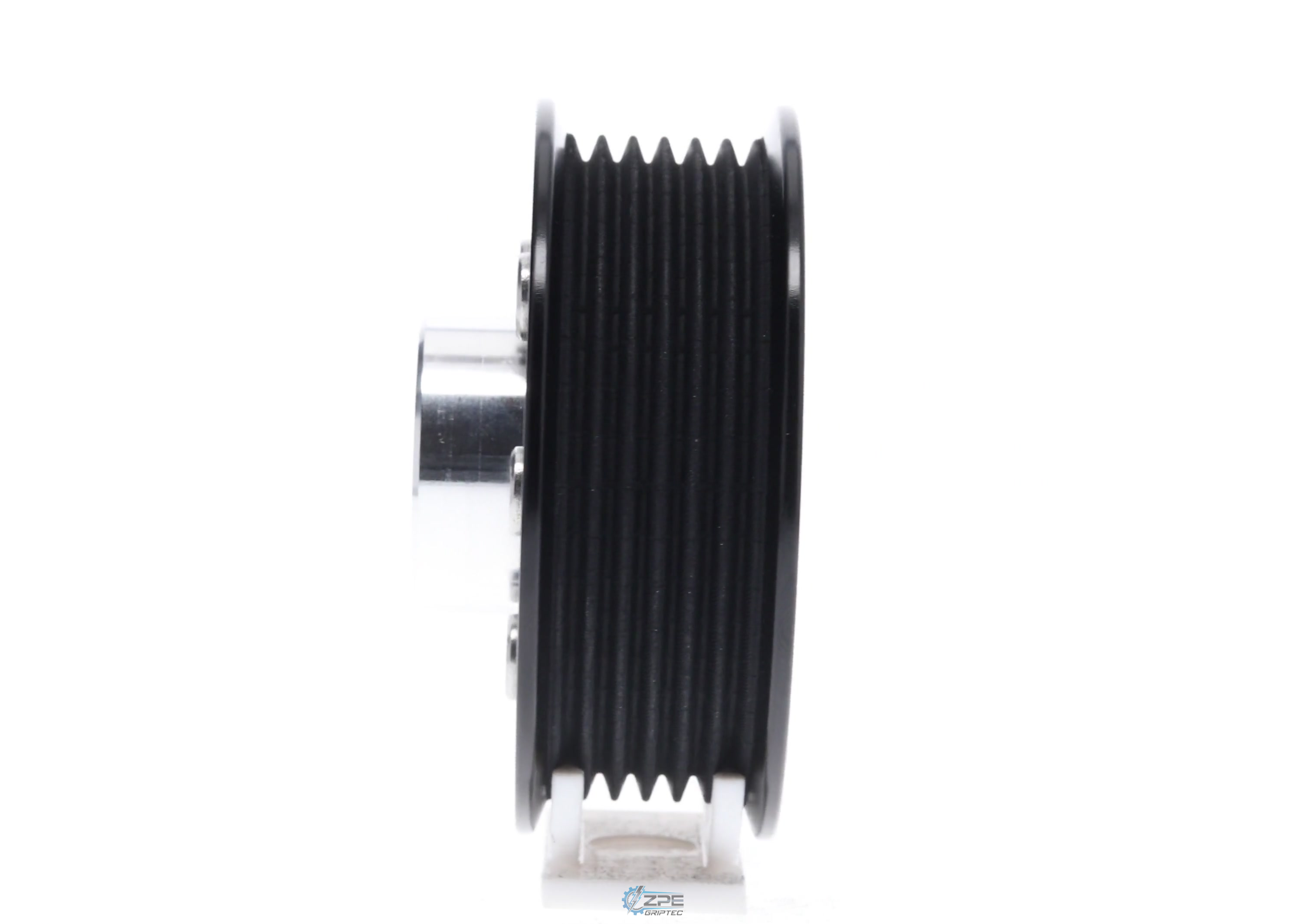 3.00" 6 Rib ZPE GripTec® 2pc Vortech YSi/JT/V3 L3 Black Pulley & Hub Kit