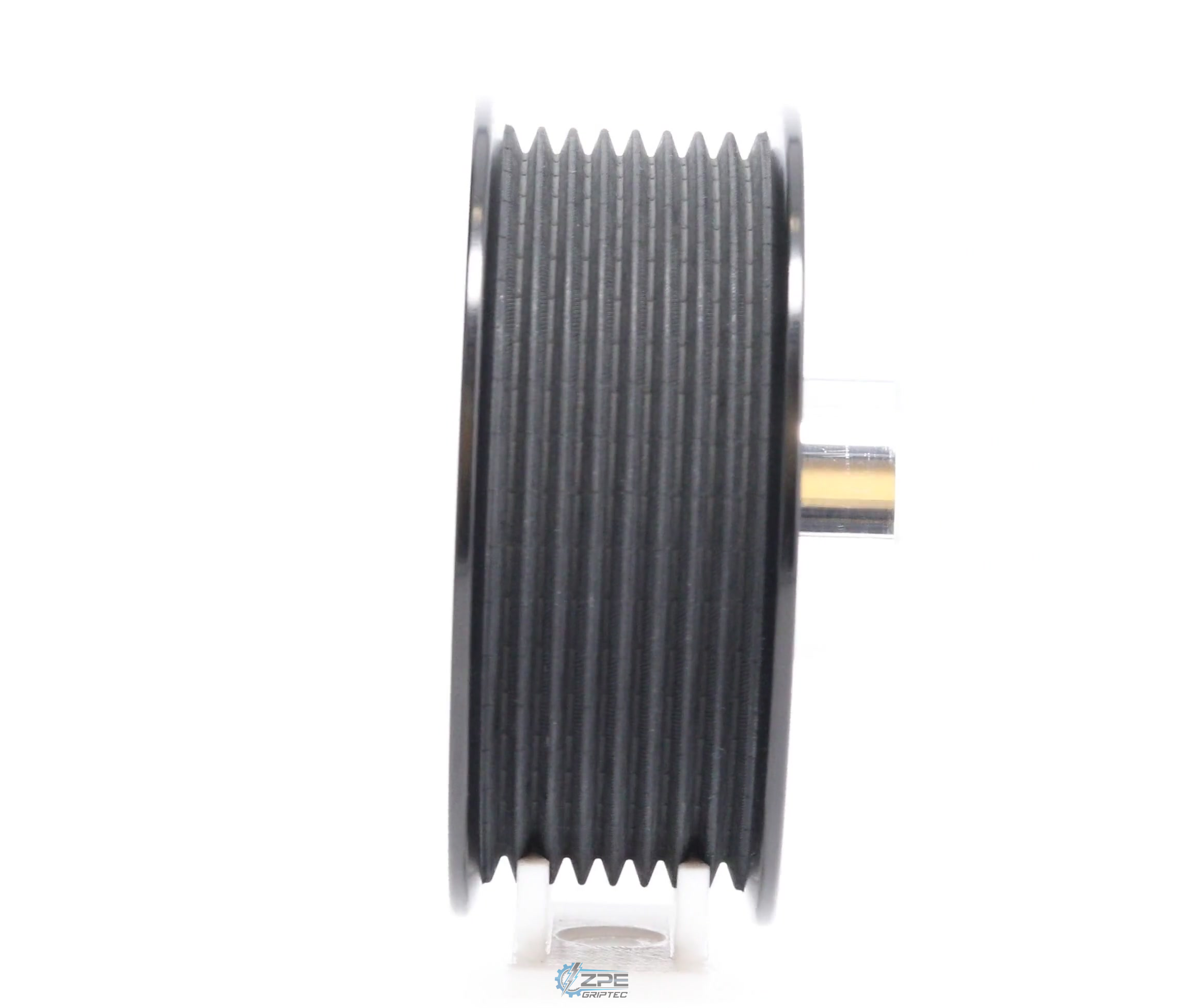 3.40" 8 Rib ZPE GripTec® 2pc Vortech YSi/JT/V3 L3 Black Pulley & Hub Kit