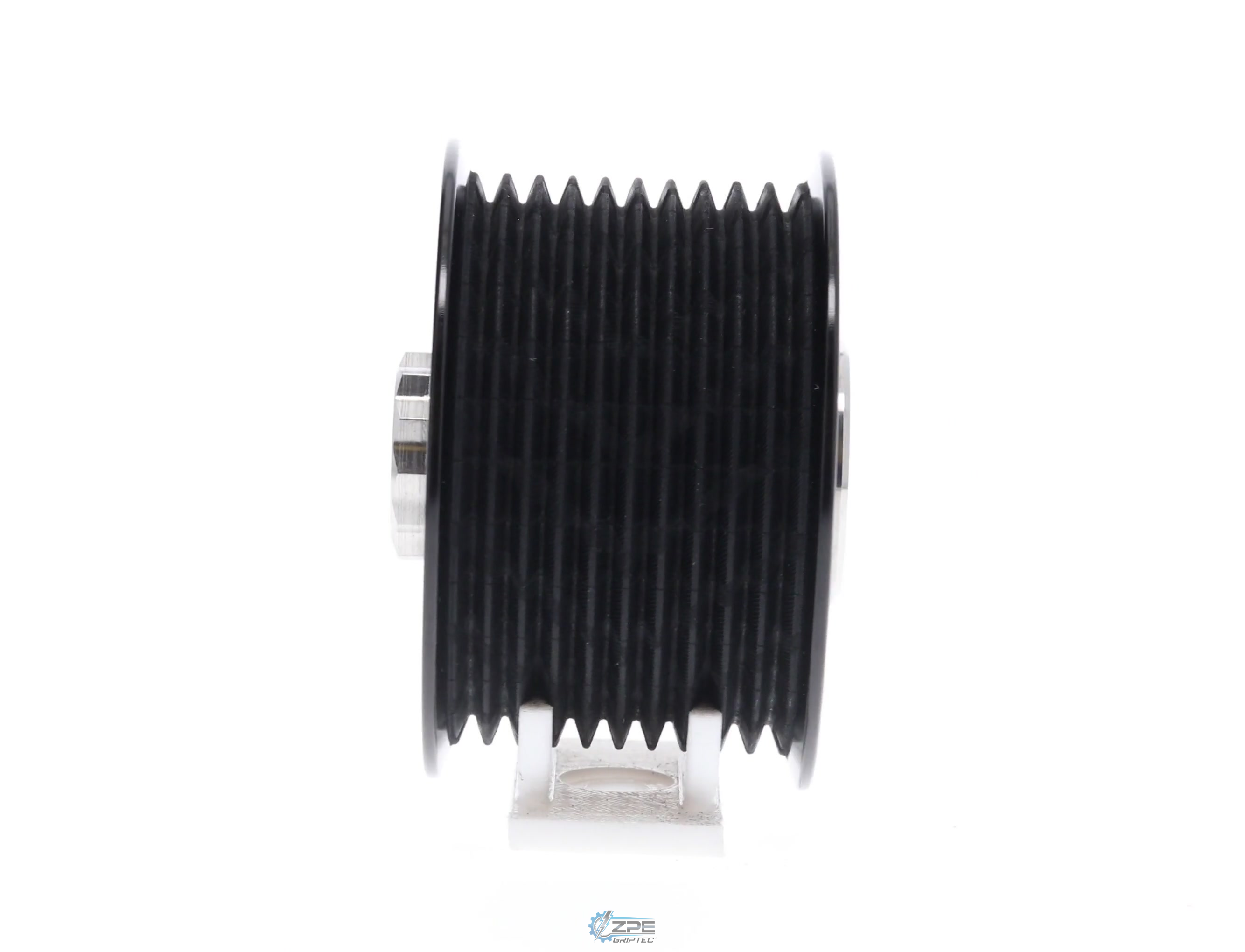 2.45" 10 Rib ZPE GripTec® 2pc HellCat L3V Black Pulley & Hub Kit