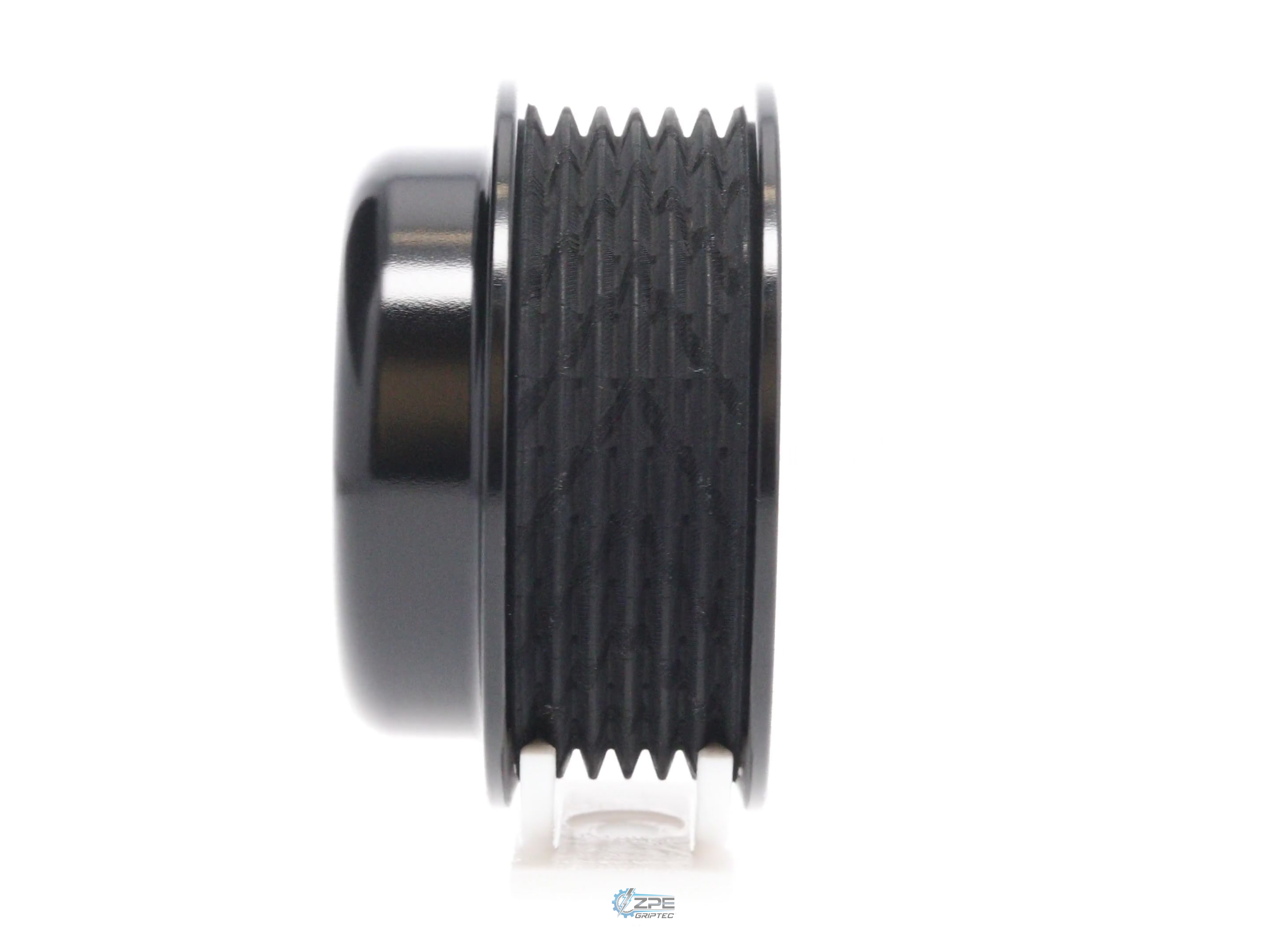 2.75" 6 Rib ZPE GripTec® Whipple 5 Bolt L3V-A Black Pulley Only
