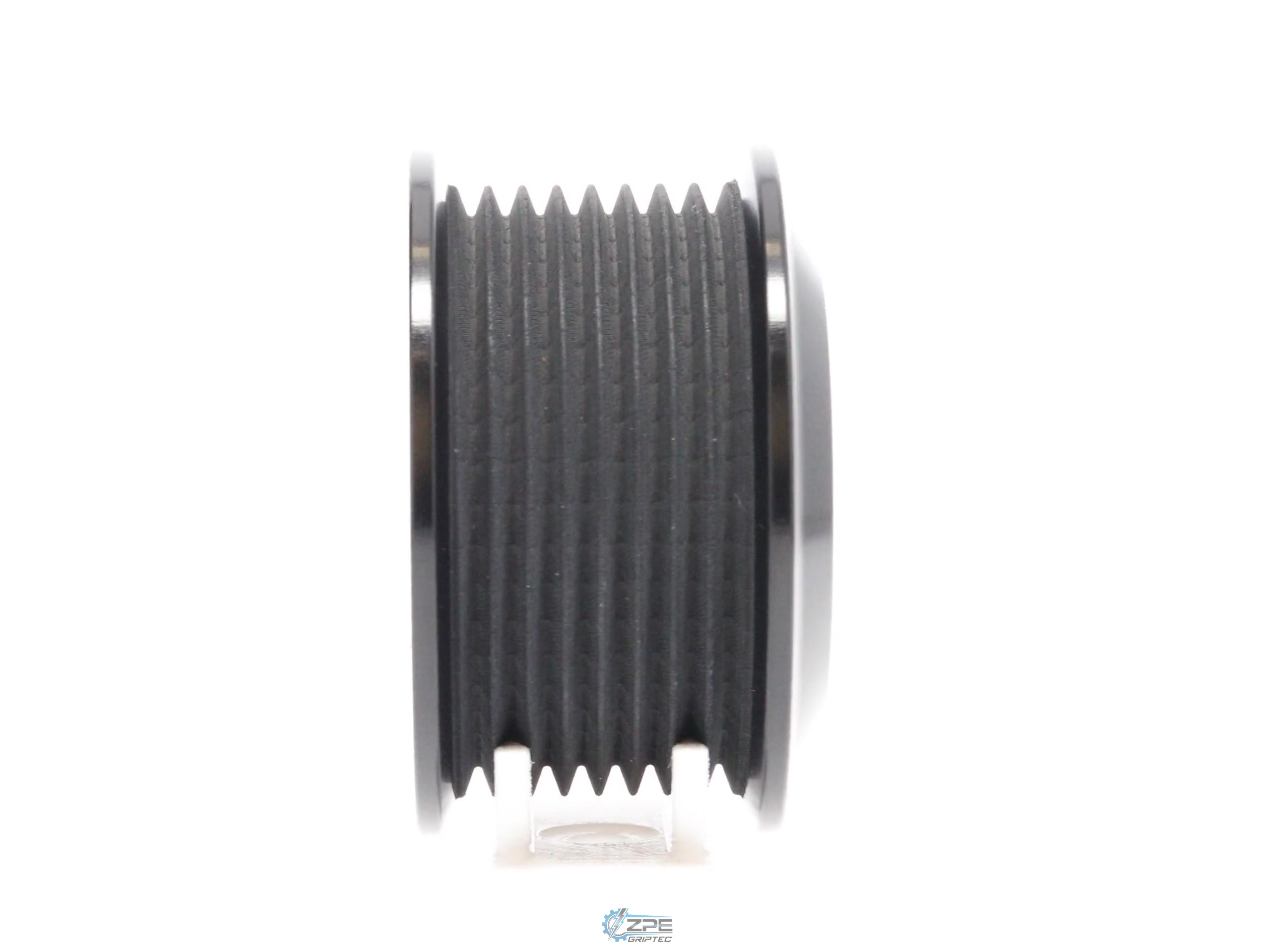 2.50" 8 Rib ZPE GripTec® Whipple Standard L3 Black Pulley