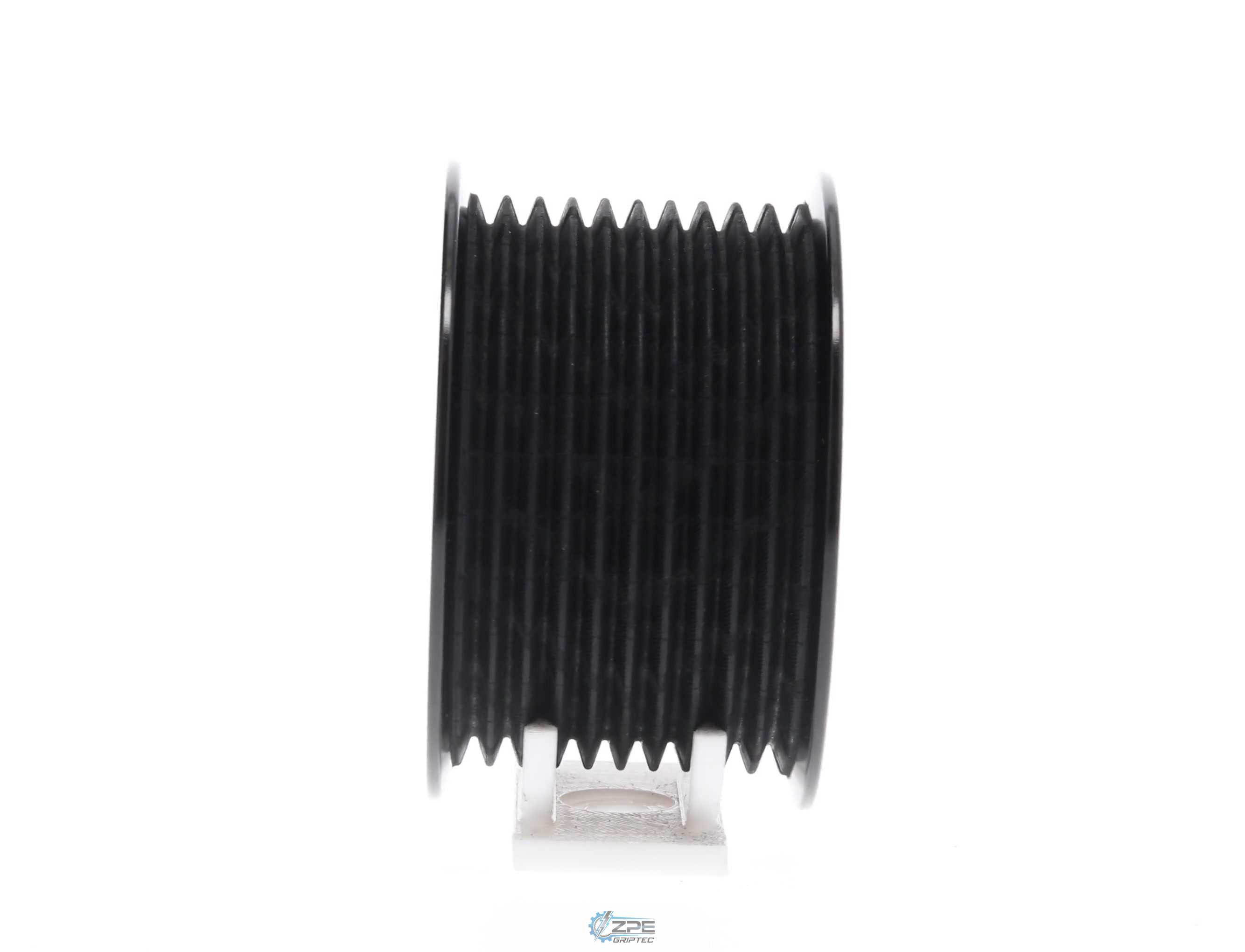 2.45" 10 Rib ZPE GripTec® 2pc HellCat L3V Black Pulley Only
