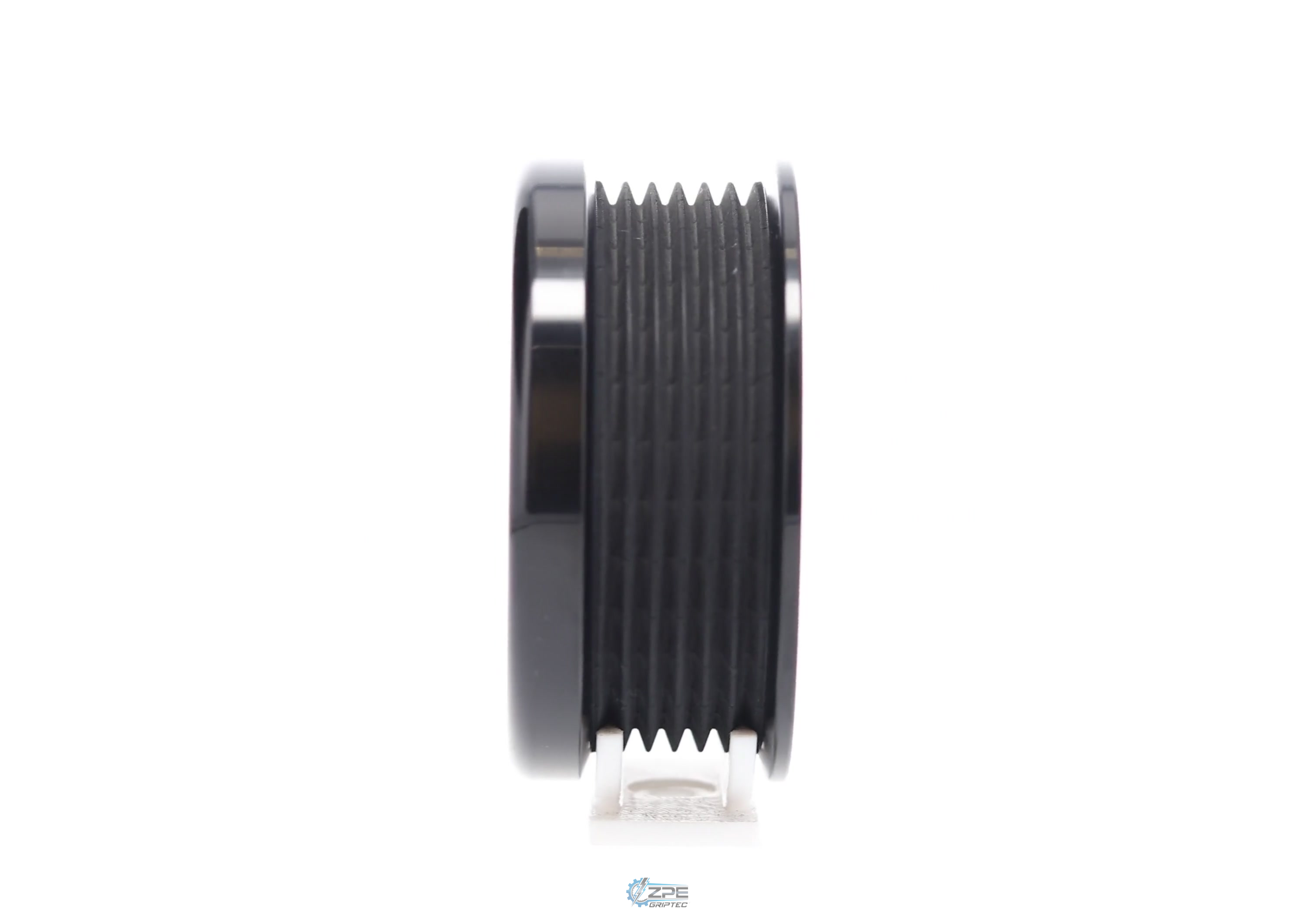 78mm 6 Rib ZPE GripTec® 2pc Magnuson Heartbeat TVS L3 Black Pulley Only