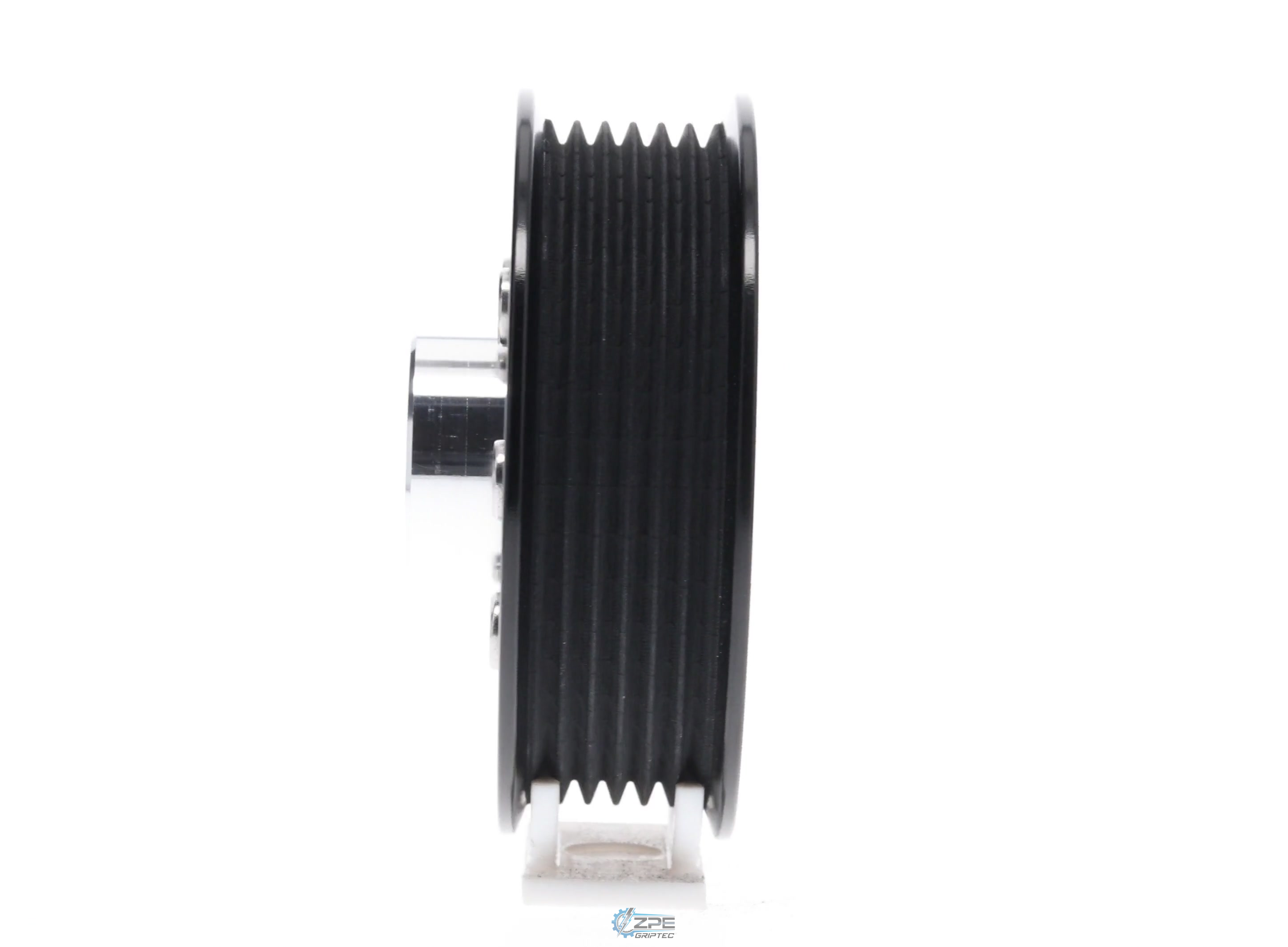3.42" 6 Rib ZPE GripTec® 2pc Vortech YSi/JT/V3 L3 Black Pulley & Hub Kit