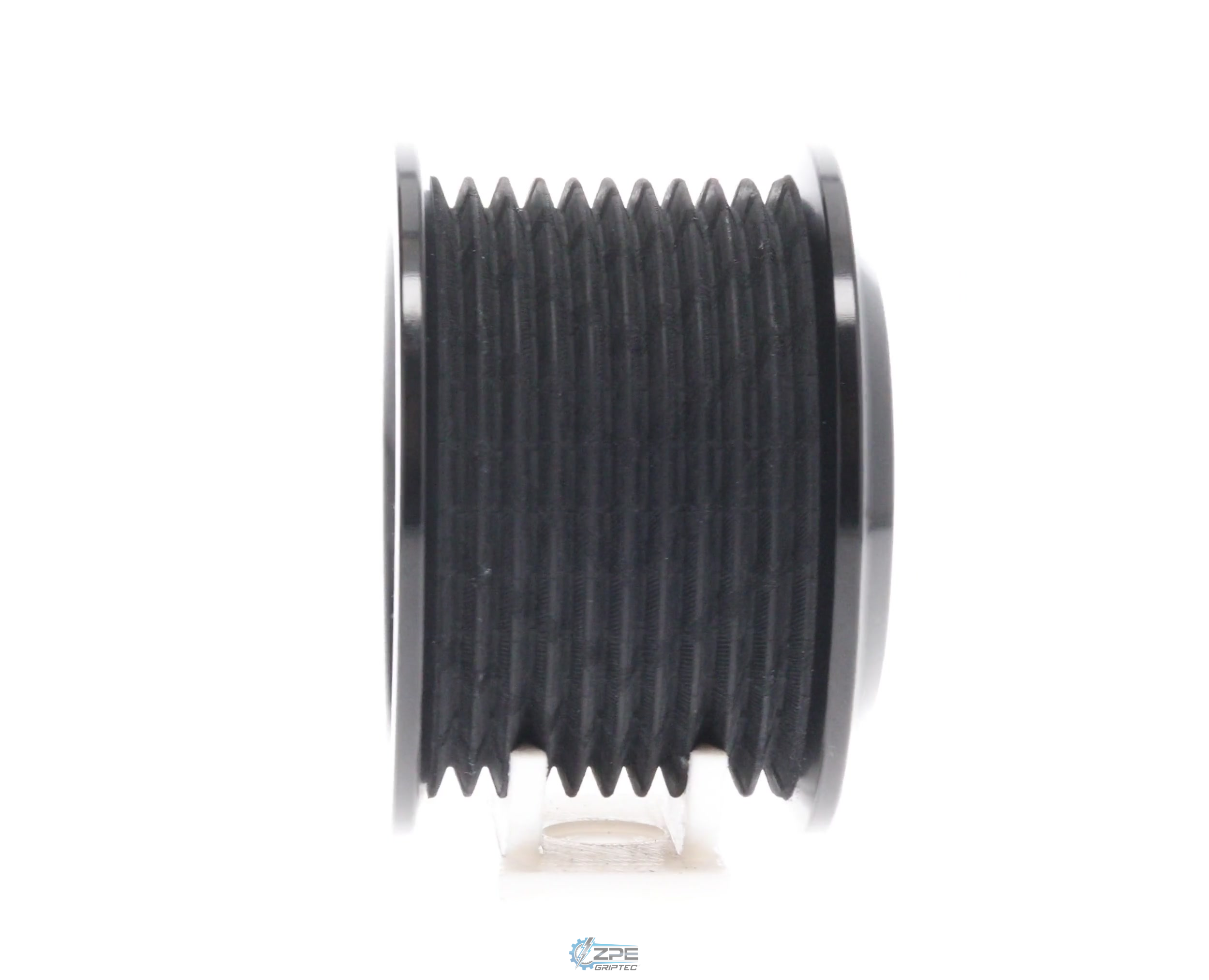 2.50" 10 Rib ZPE GripTec® Whipple Standard L3V-A Black Pulley