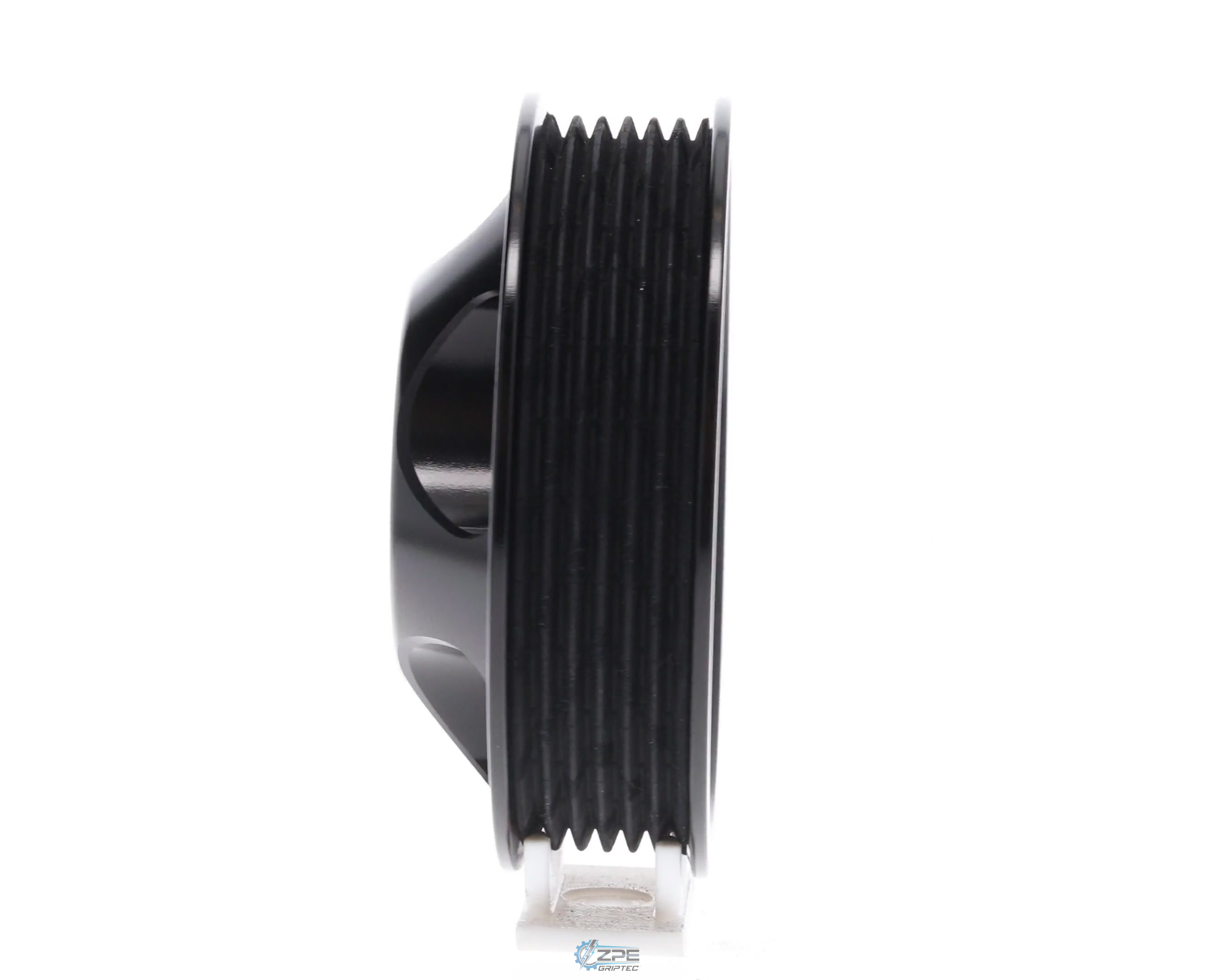 4.00" 6 Rib ZPE GripTec® Whipple 5 Bolt L3V-A Black Pulley Only