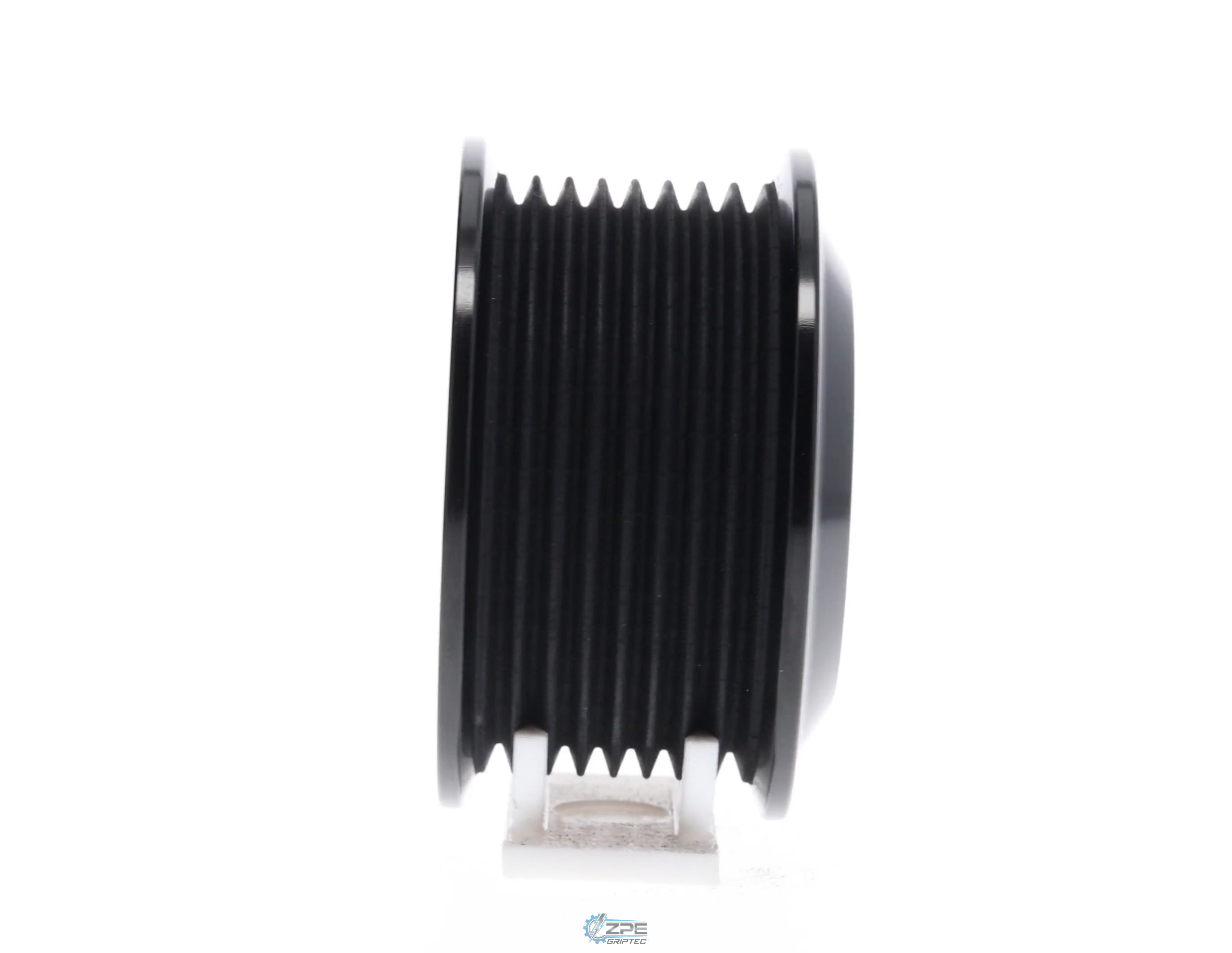 2.55" 8 Rib ZPE GripTec® Whipple Standard L3 Black Pulley