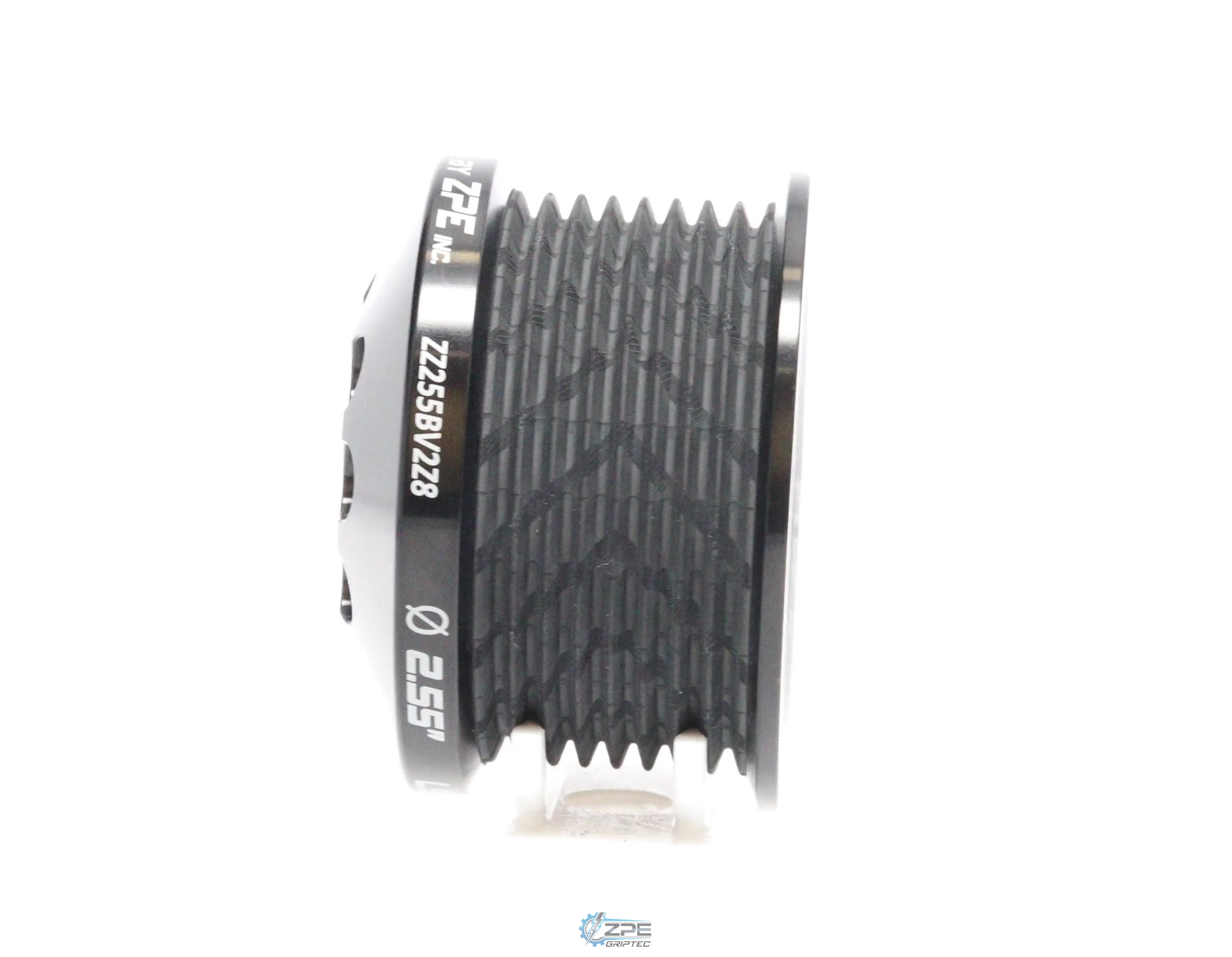 2.55" 8 Rib ZPE GripTec® 2pc MKII LSA L2V Black Pulley Only