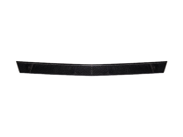 2009-15 CADILLAC CTS-V V2 SEDAN | CARBON FIBER REAR TRUNK DECKLID APPLIQUÉ INSERT-FOR MODELS EQUIPPED WITH SINGLE LENS CAMERA