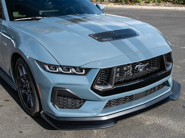 2024-UP FORD MUSTANG S650 | CARBON FIBER FRONT UPPER HOOD VENT INSERT